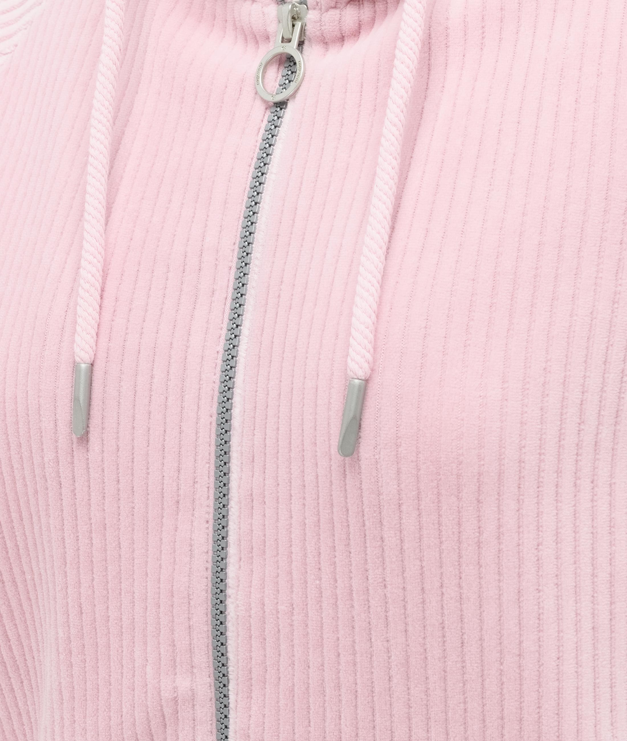 Sweatjacke aus weichem Kord mit Samt-Haptik "Corduly Cordy" Marshmallow26