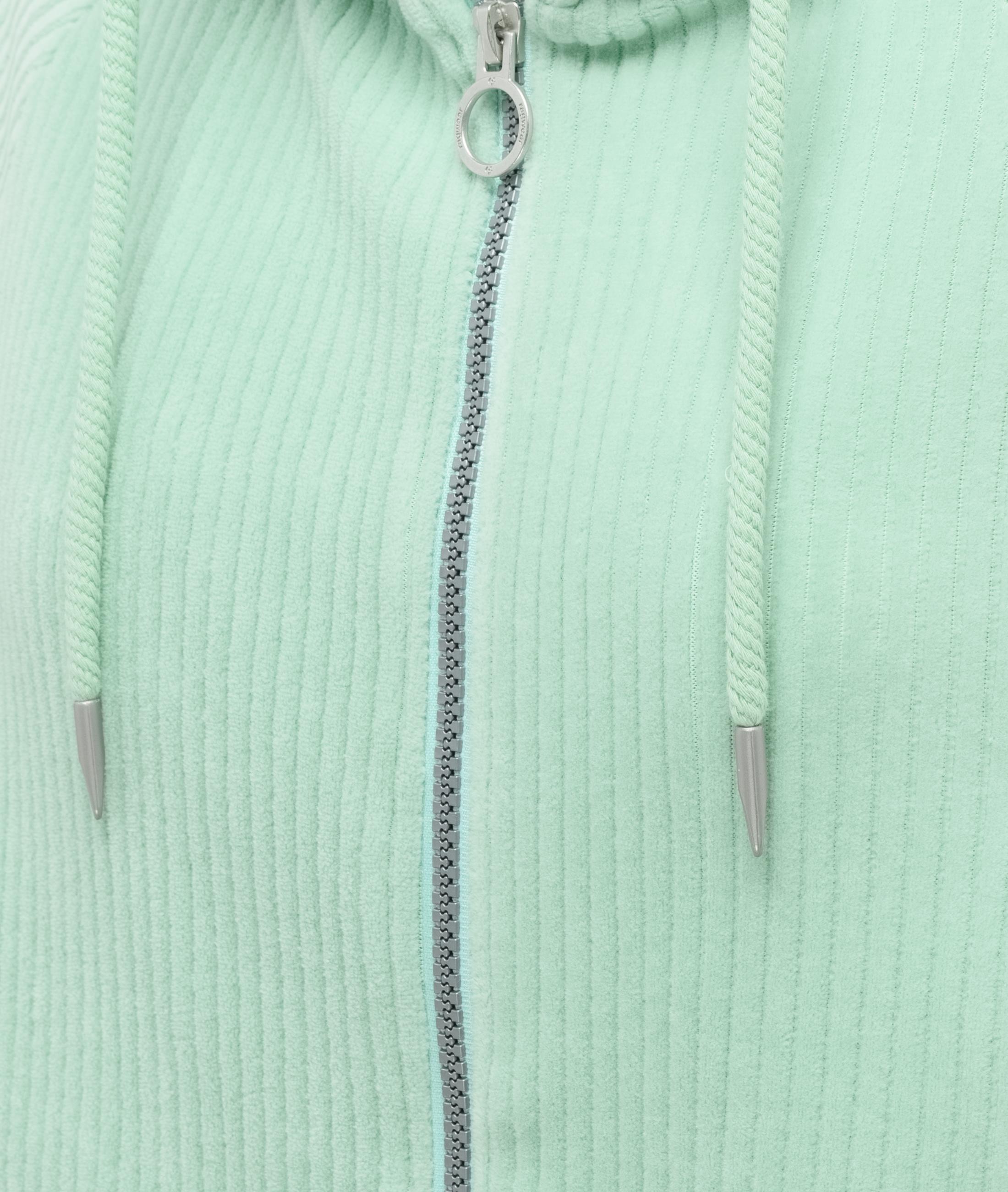 Sweatjacke aus weichem Kord mit Samt-Haptik "Corduly Cordy" Mint26