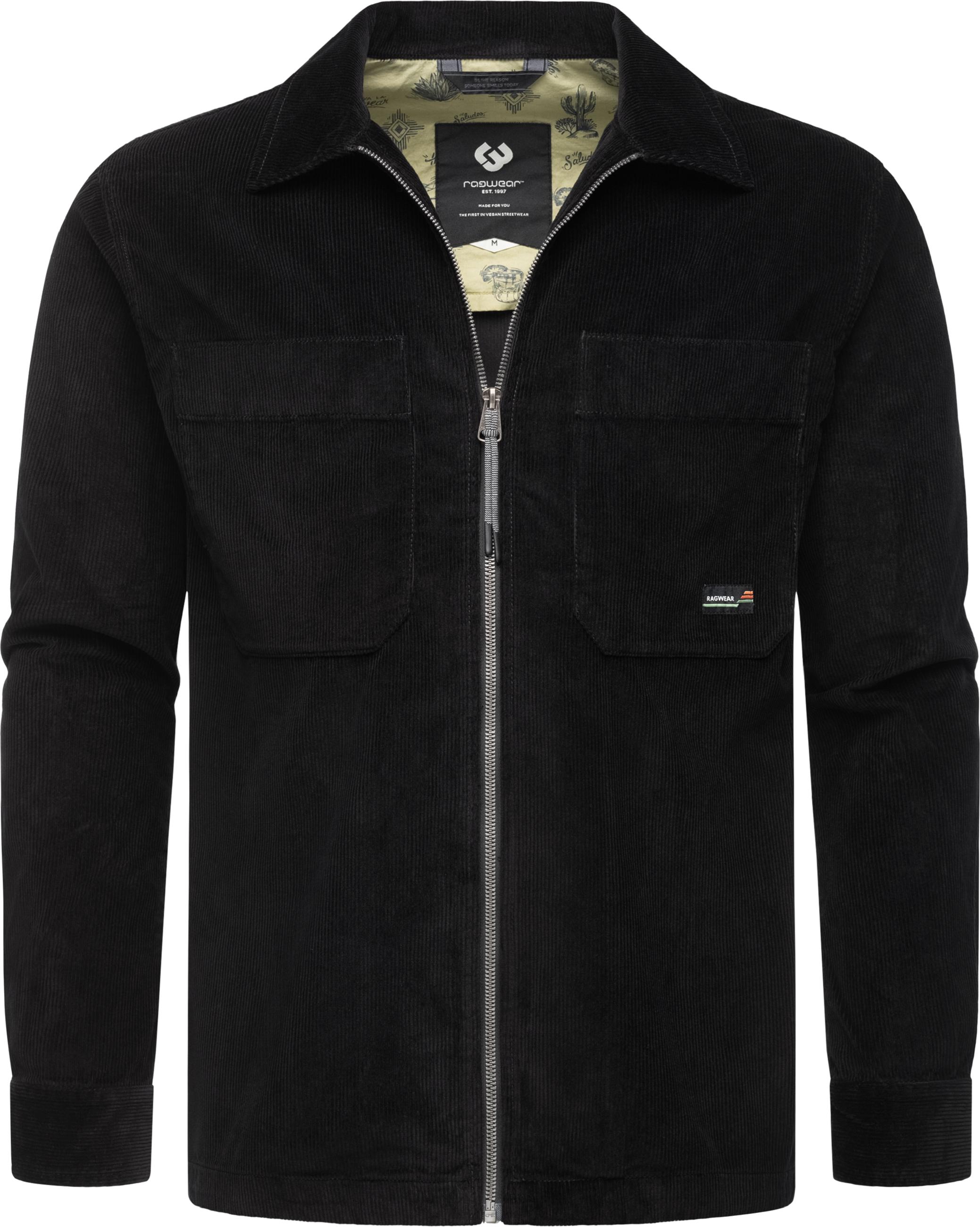 Overshirt Hemdjacke "Cordy" Black