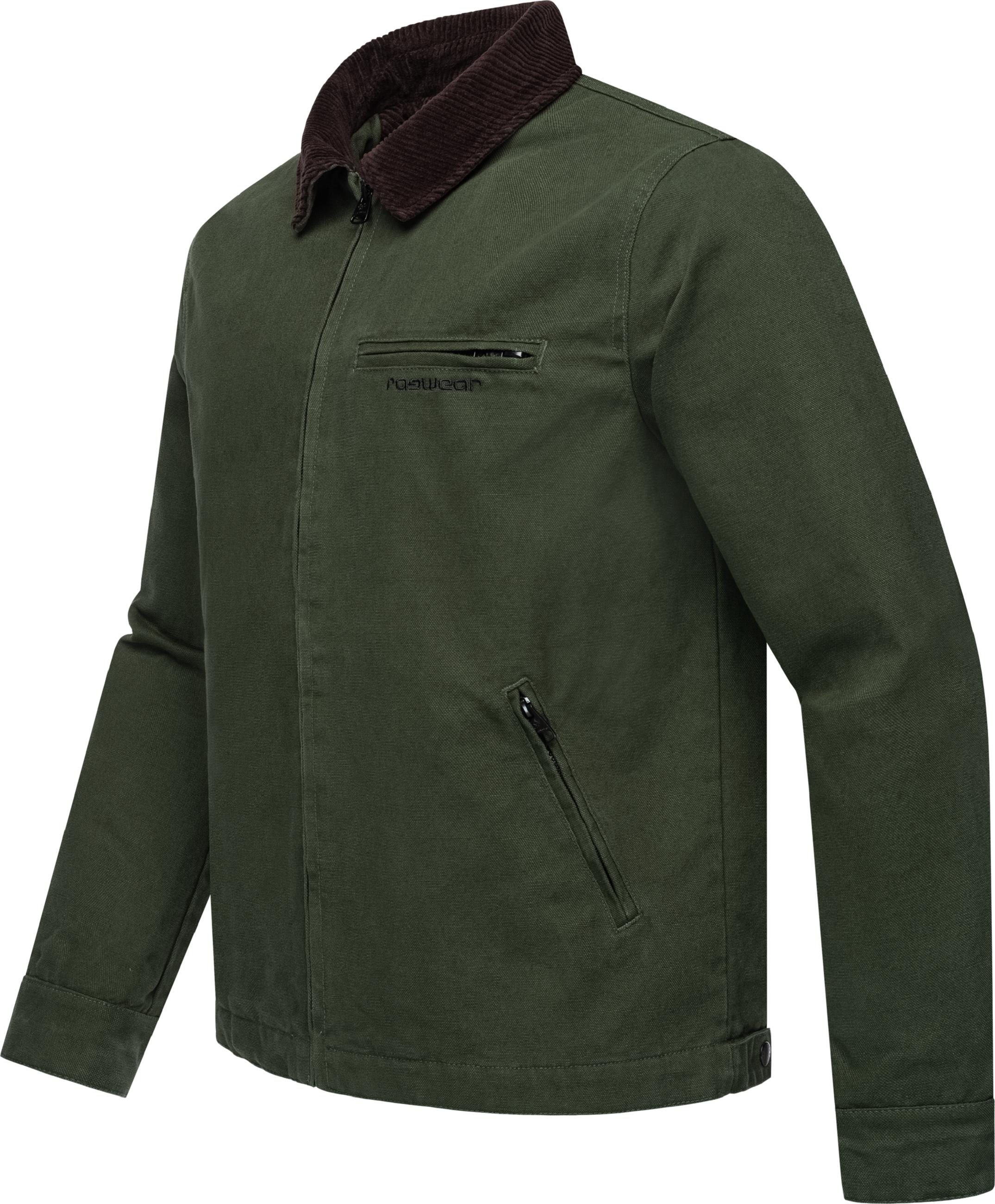 Leichte Hemdjacke "Cordyreo" Dark Olive