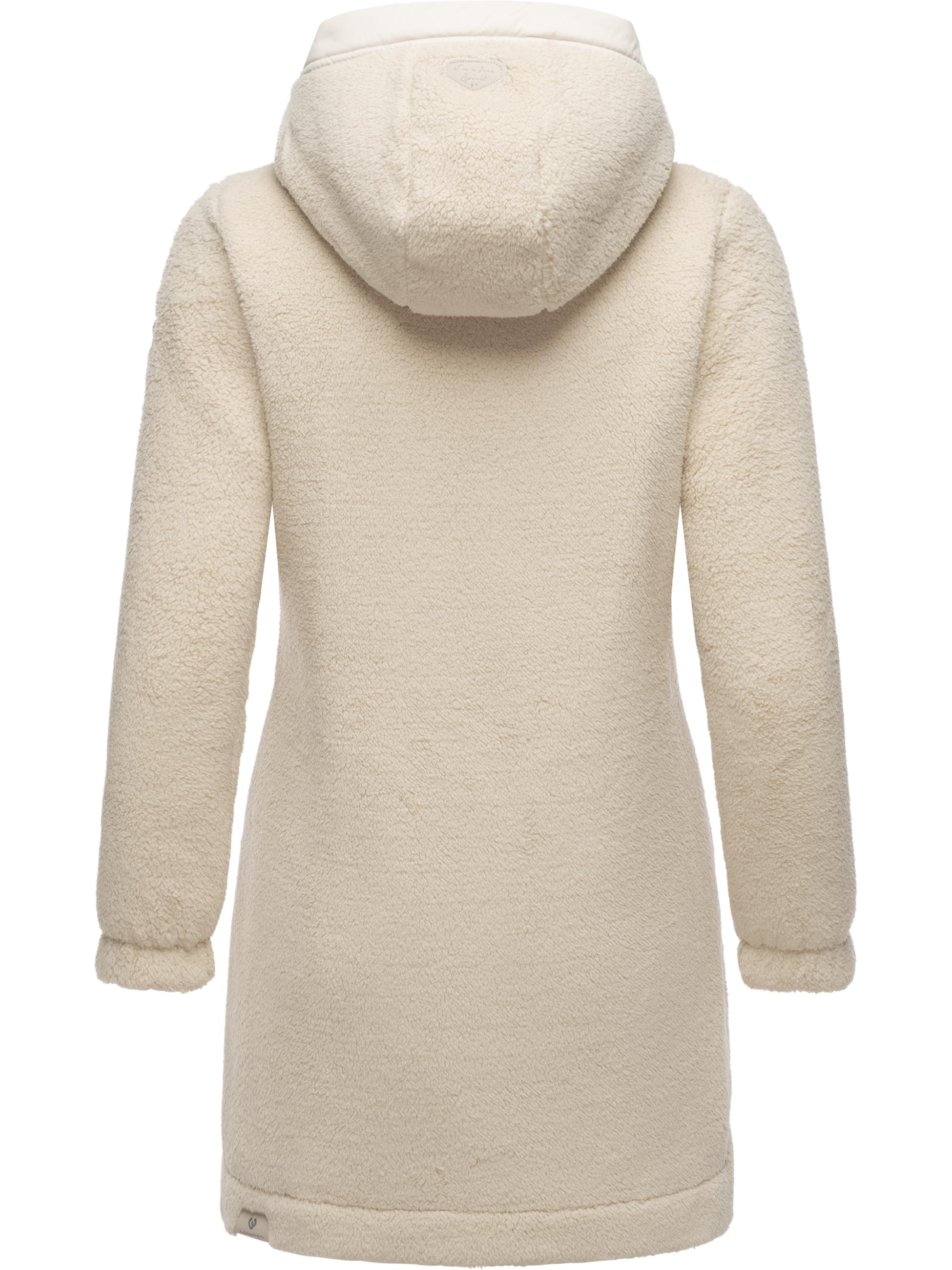 Flauschige Übergangsjacke "Cousy" Beige