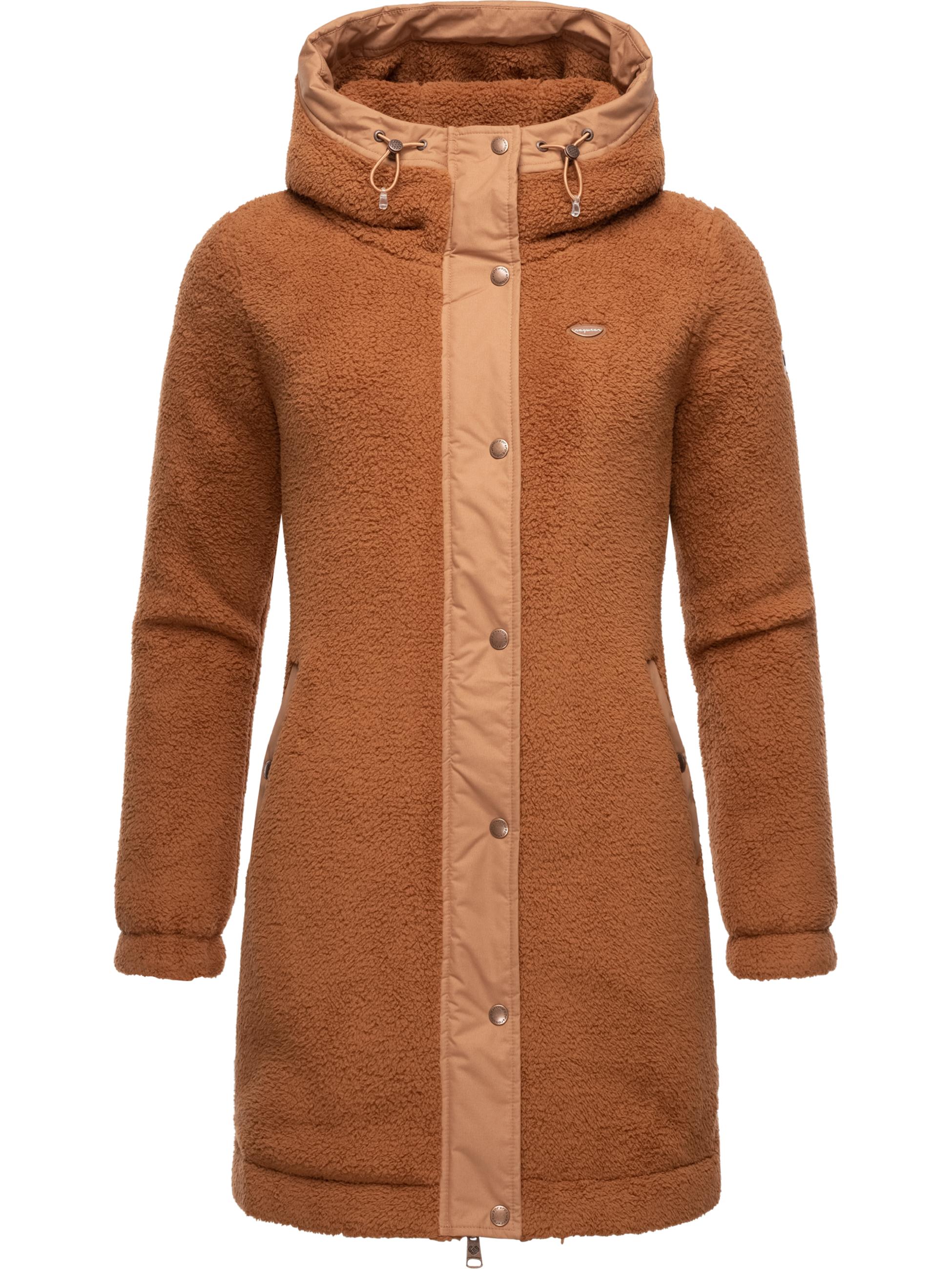 Flauschige Übergangsjacke "Cousy" Brown