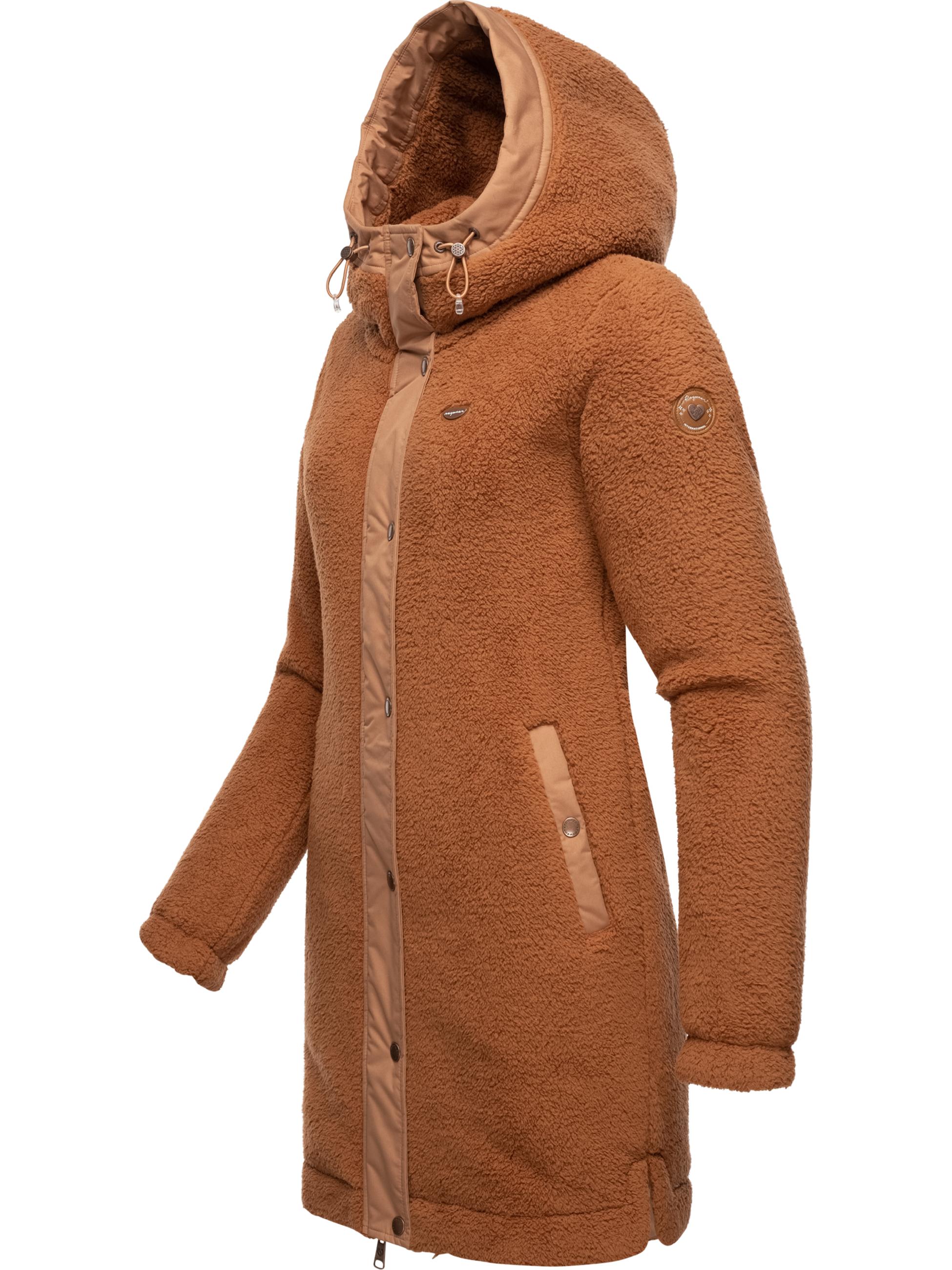 Flauschige Übergangsjacke "Cousy" Brown