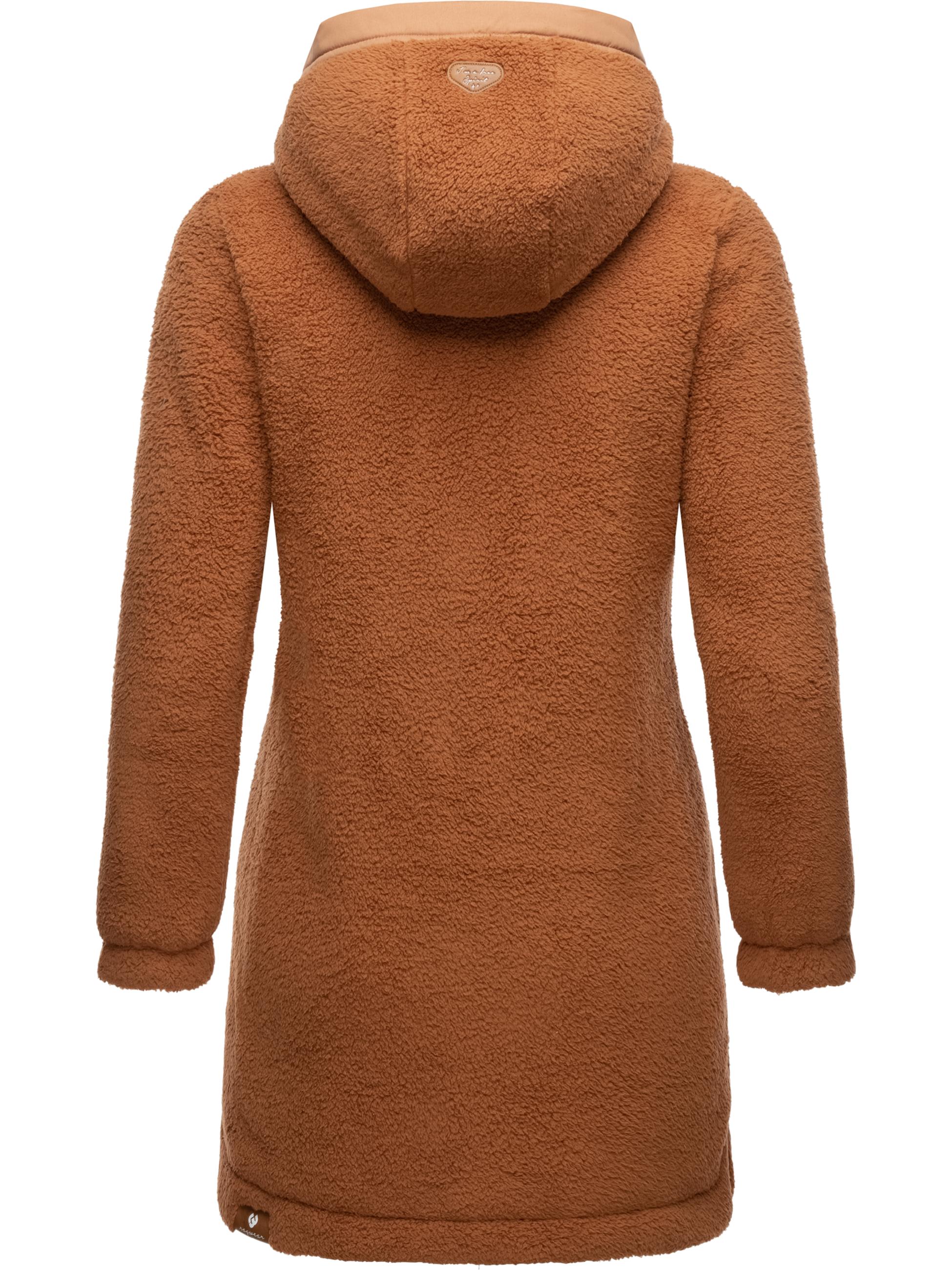 Flauschige Übergangsjacke "Cousy" Brown