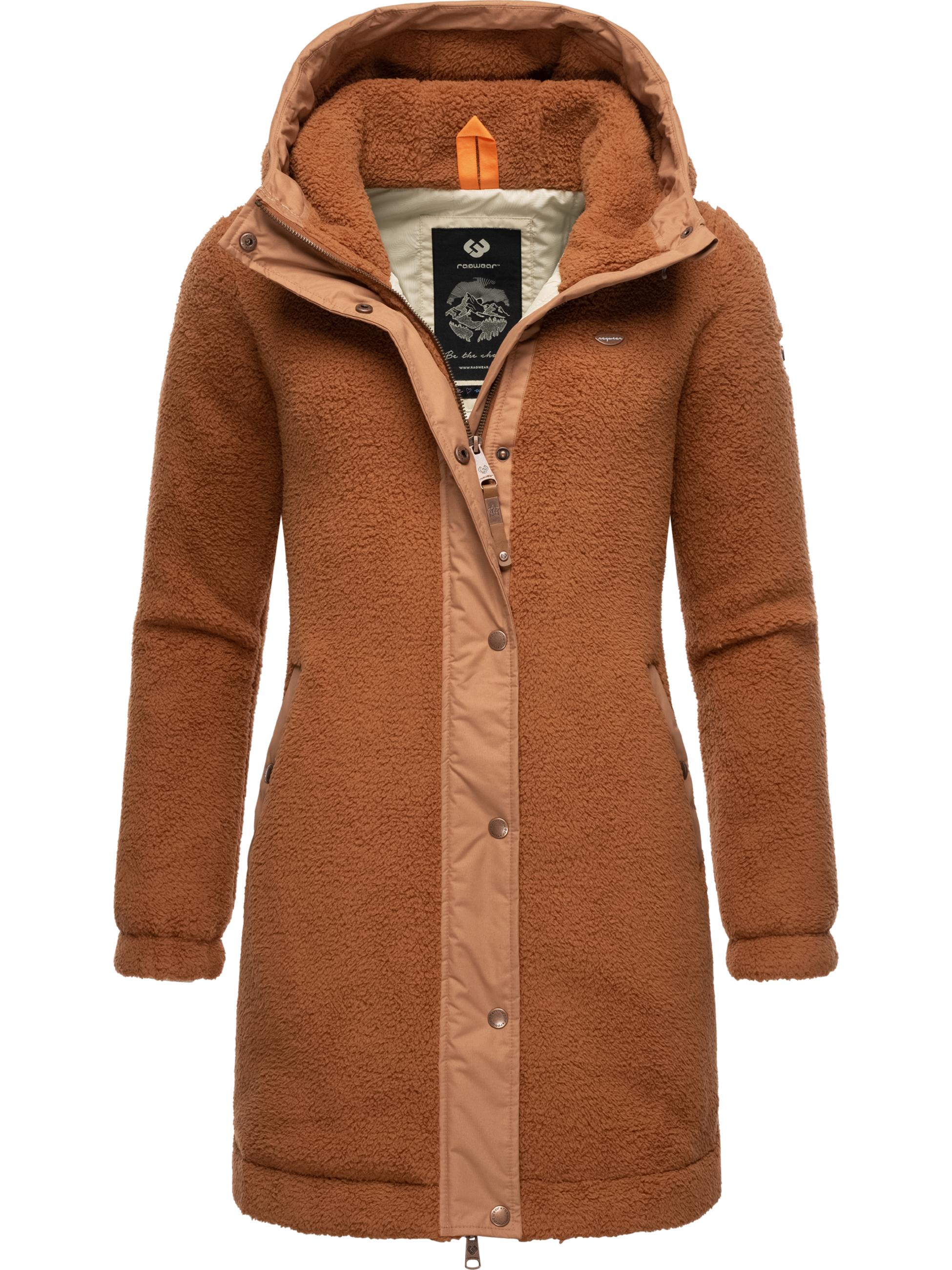 Flauschige Übergangsjacke "Cousy" Brown