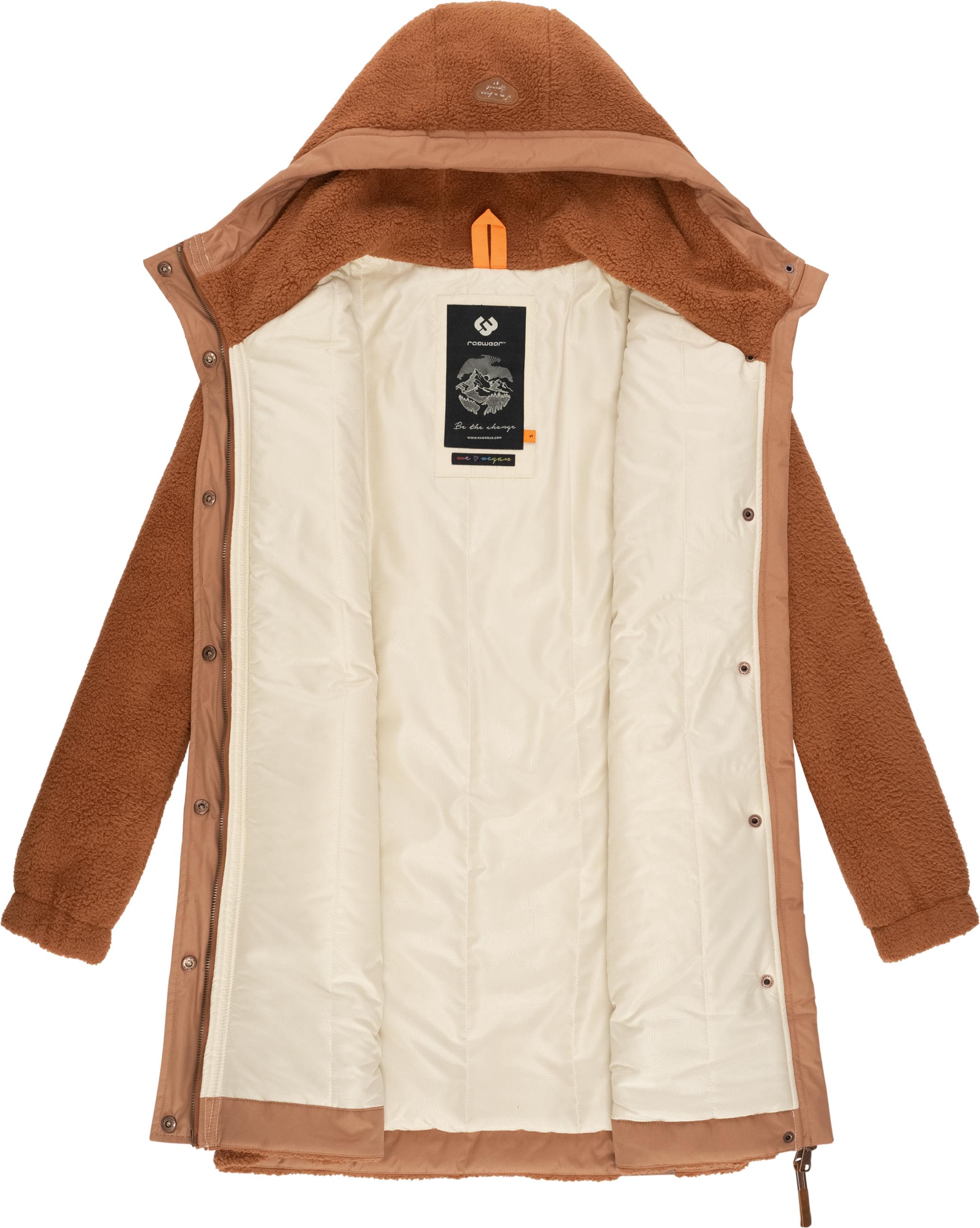 Flauschige Übergangsjacke "Cousy" Brown