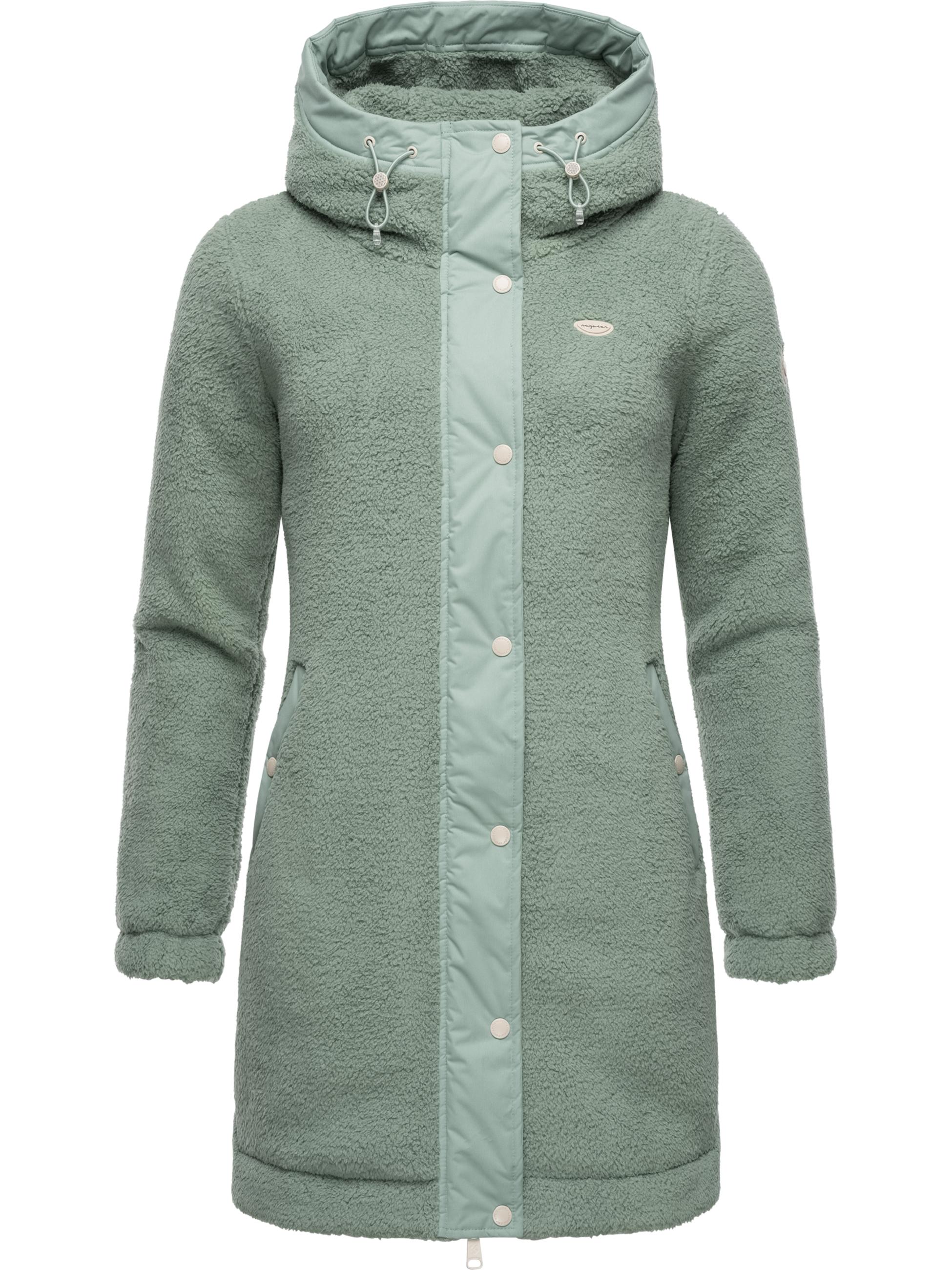 Flauschige Übergangsjacke "Cousy" Dusty Green