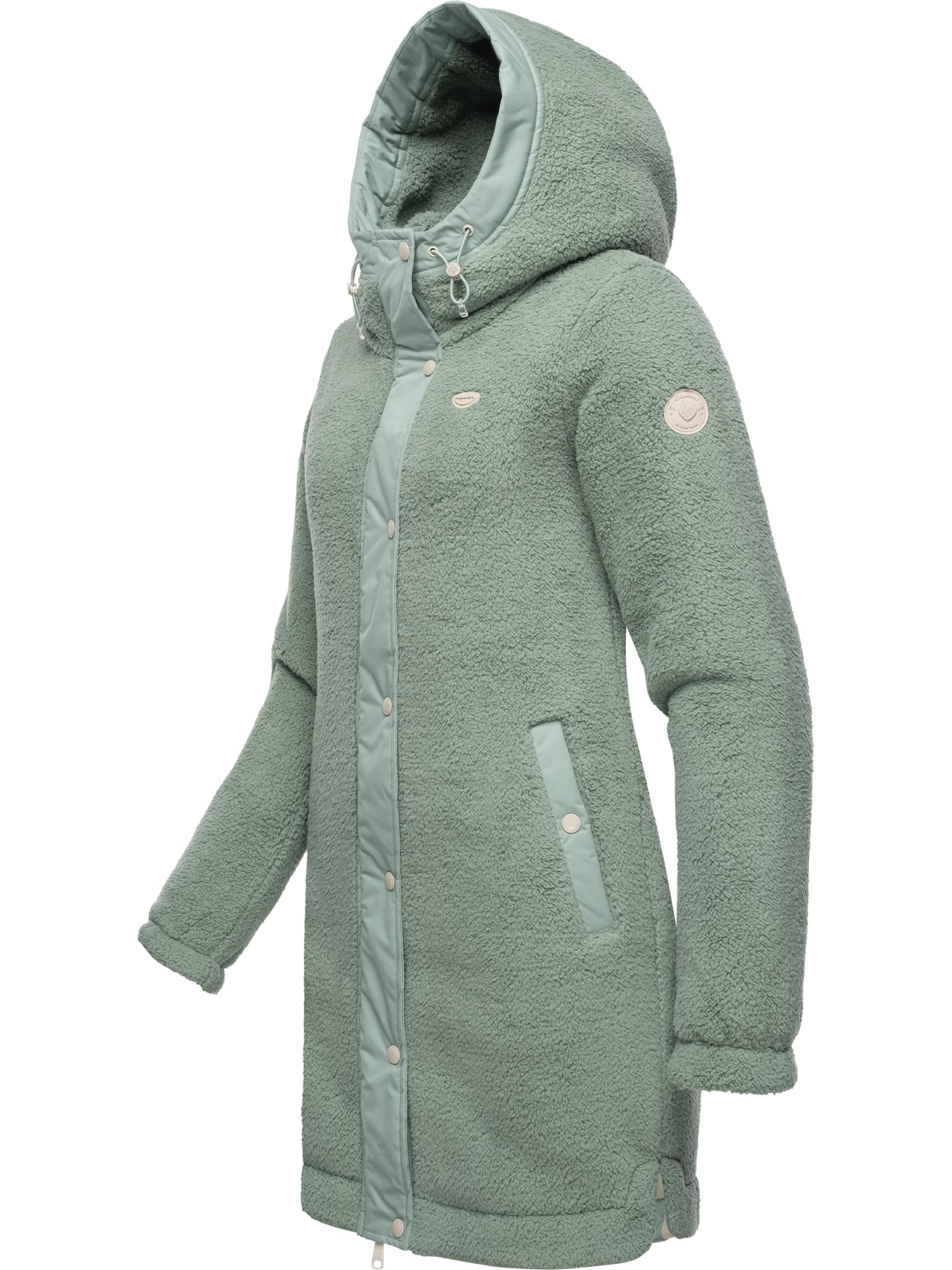 Flauschige Übergangsjacke "Cousy" Dusty Green