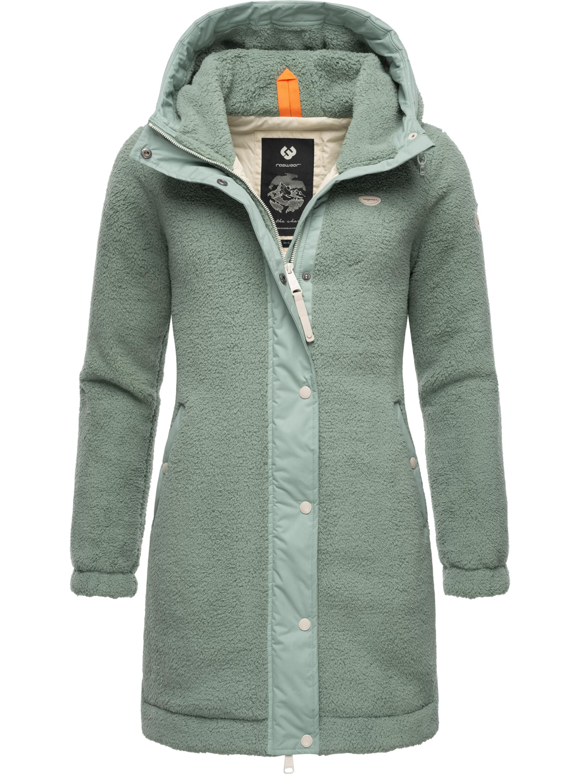 Flauschige Übergangsjacke "Cousy" Dusty Green