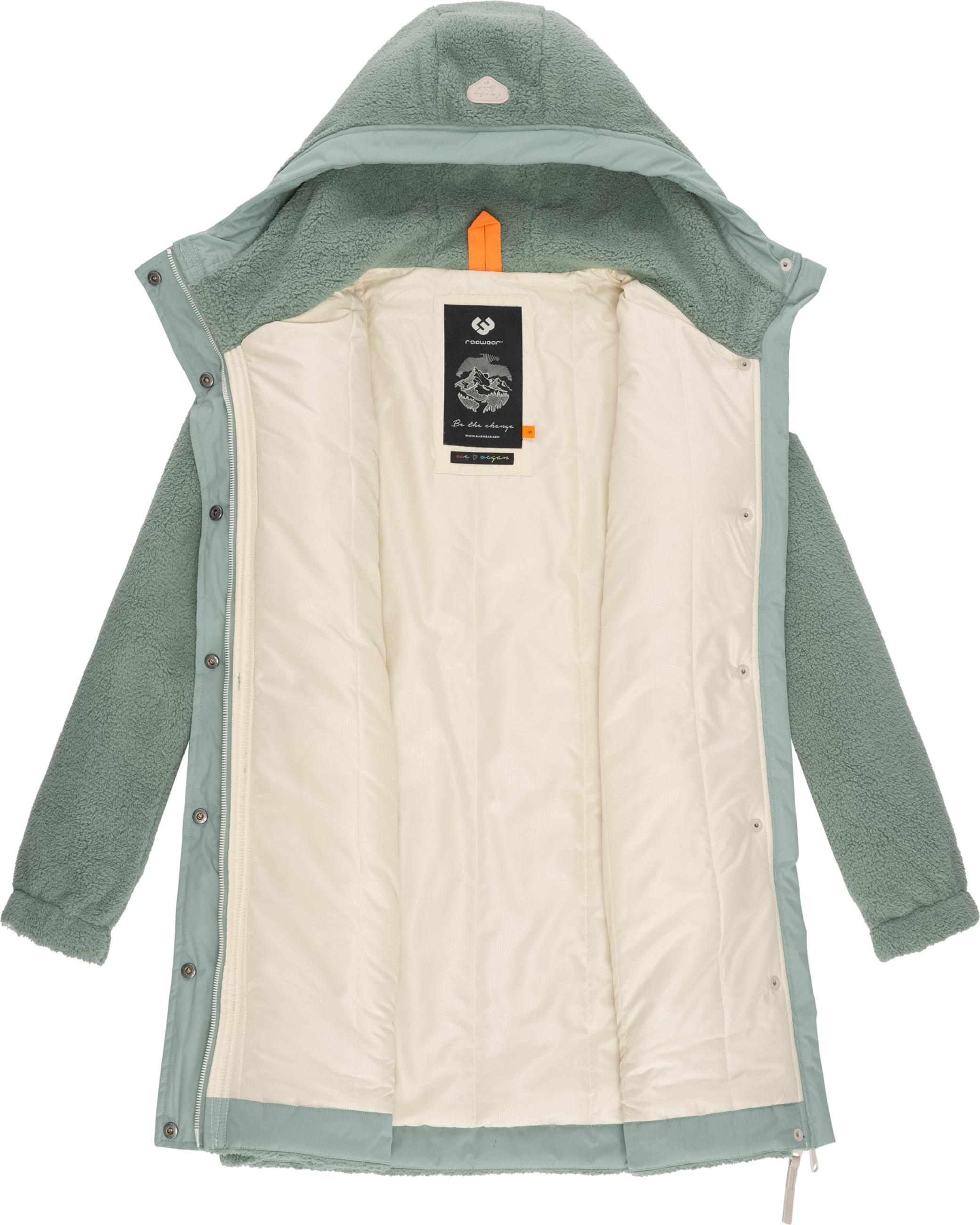 Flauschige Übergangsjacke "Cousy" Dusty Green