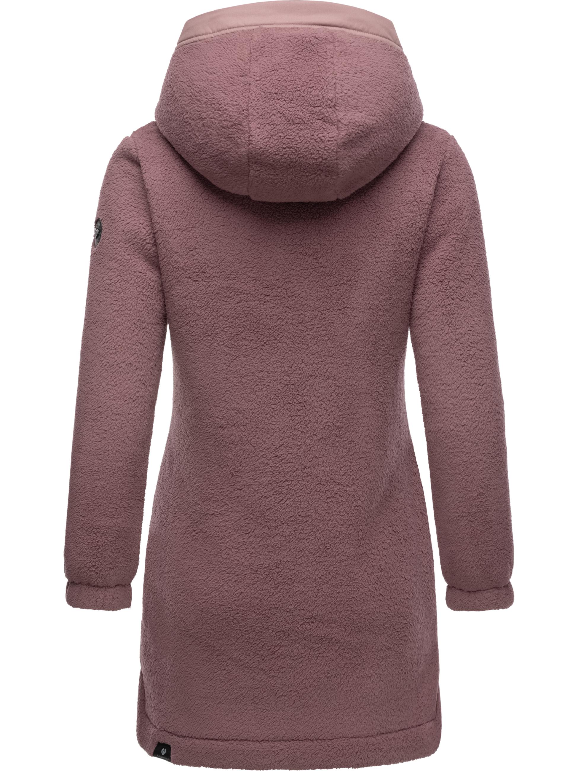 Flauschige Übergangsjacke "Cousy" Mauve24