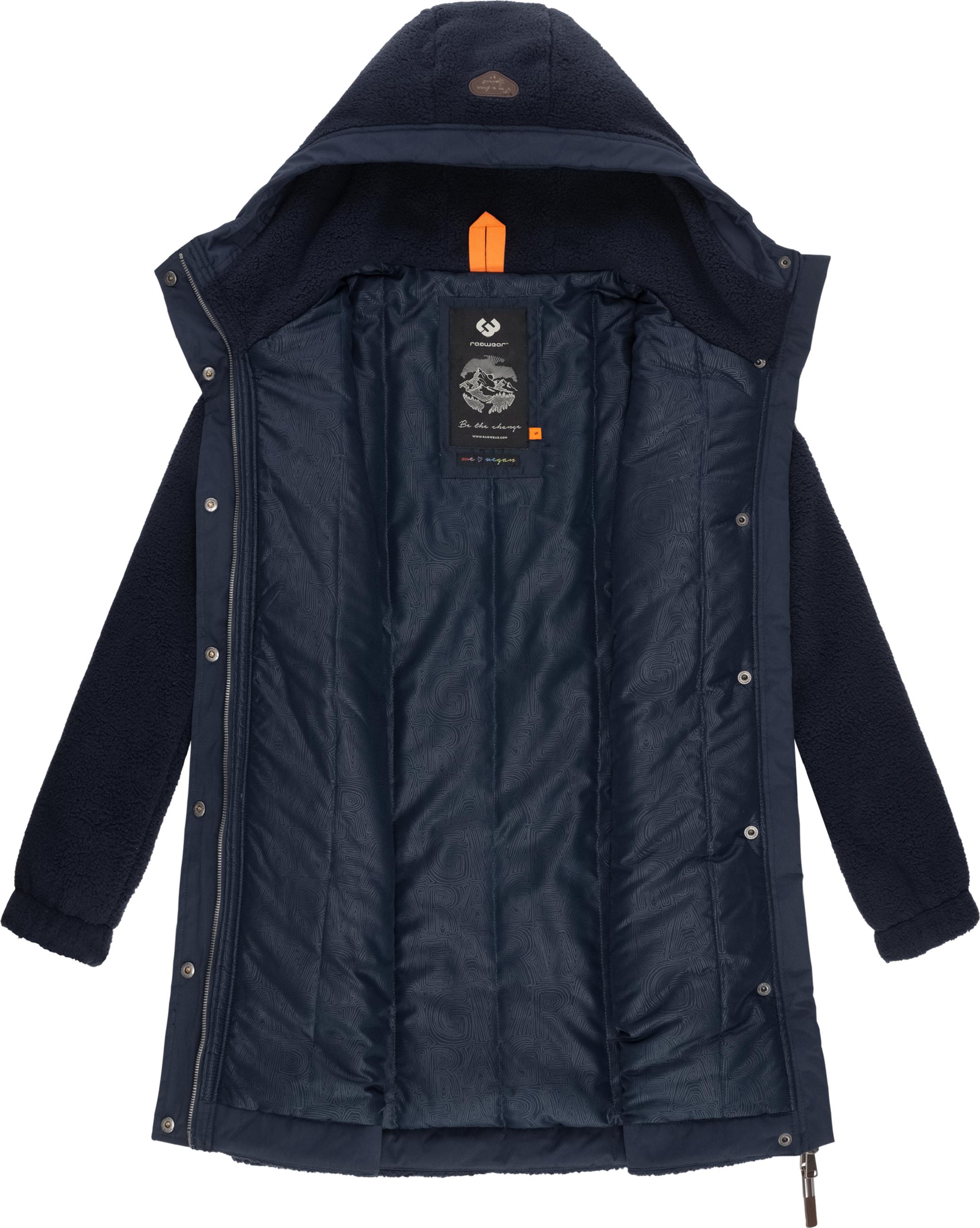 Flauschige Übergangsjacke "Cousy" Navy