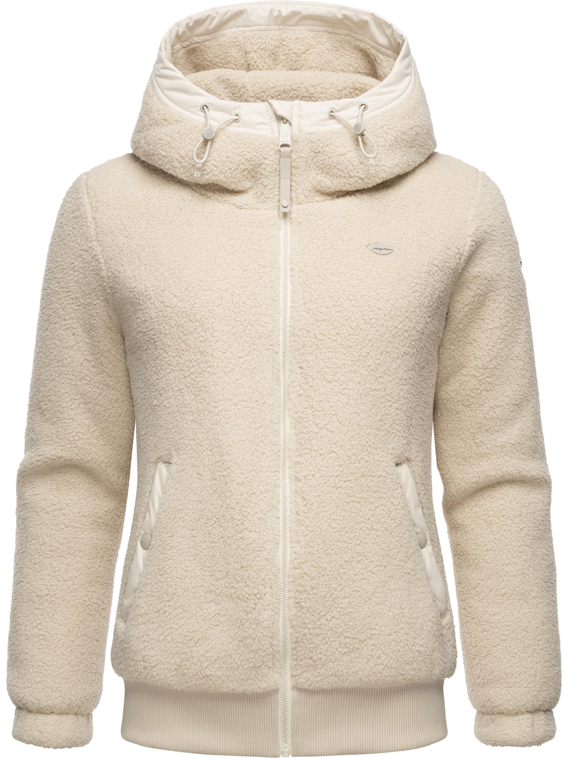 Kuschelige Teddyfell-Jacke "Cousy Short" Beige