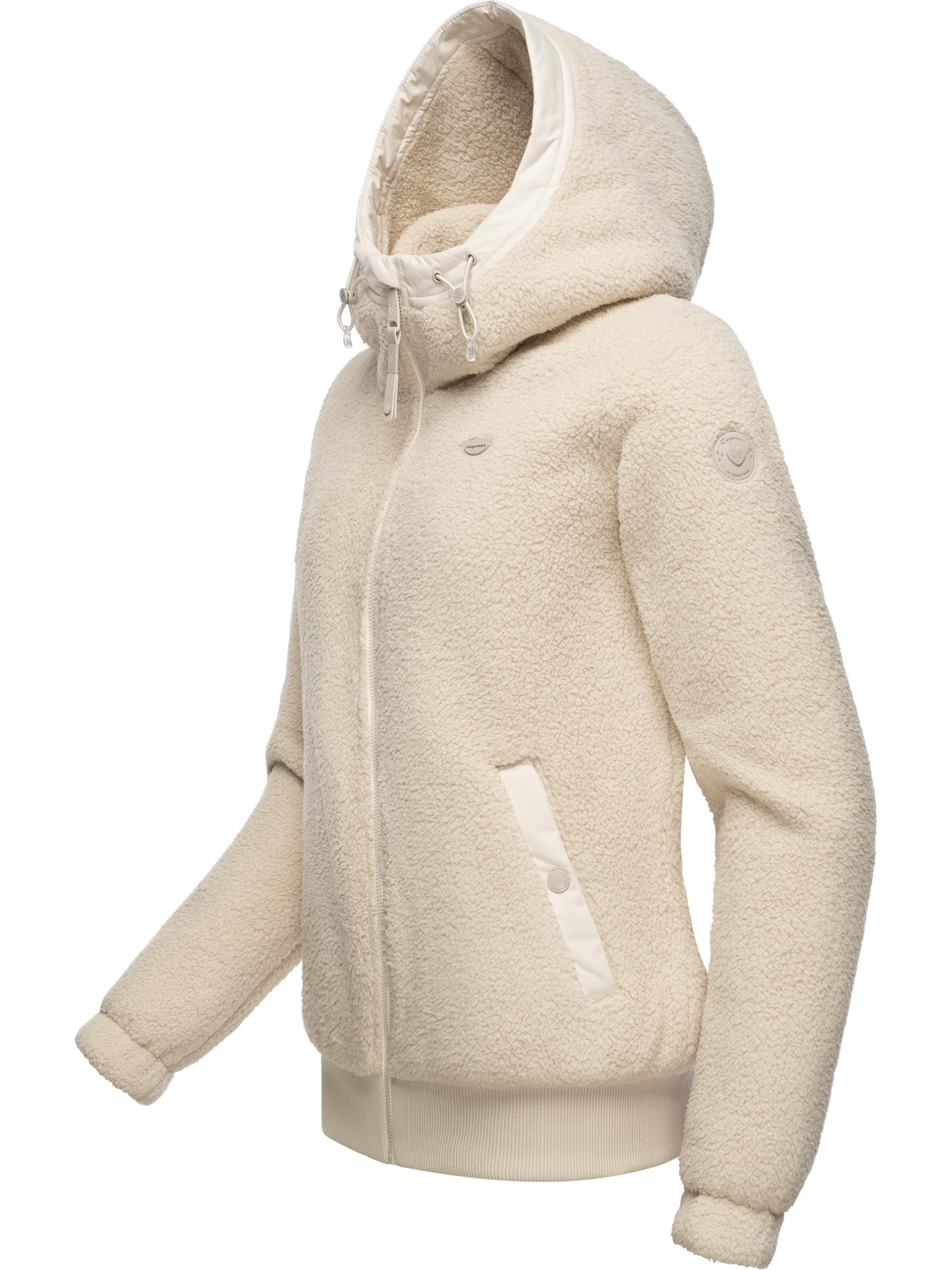 Kuschelige Teddyfell-Jacke "Cousy Short" Beige