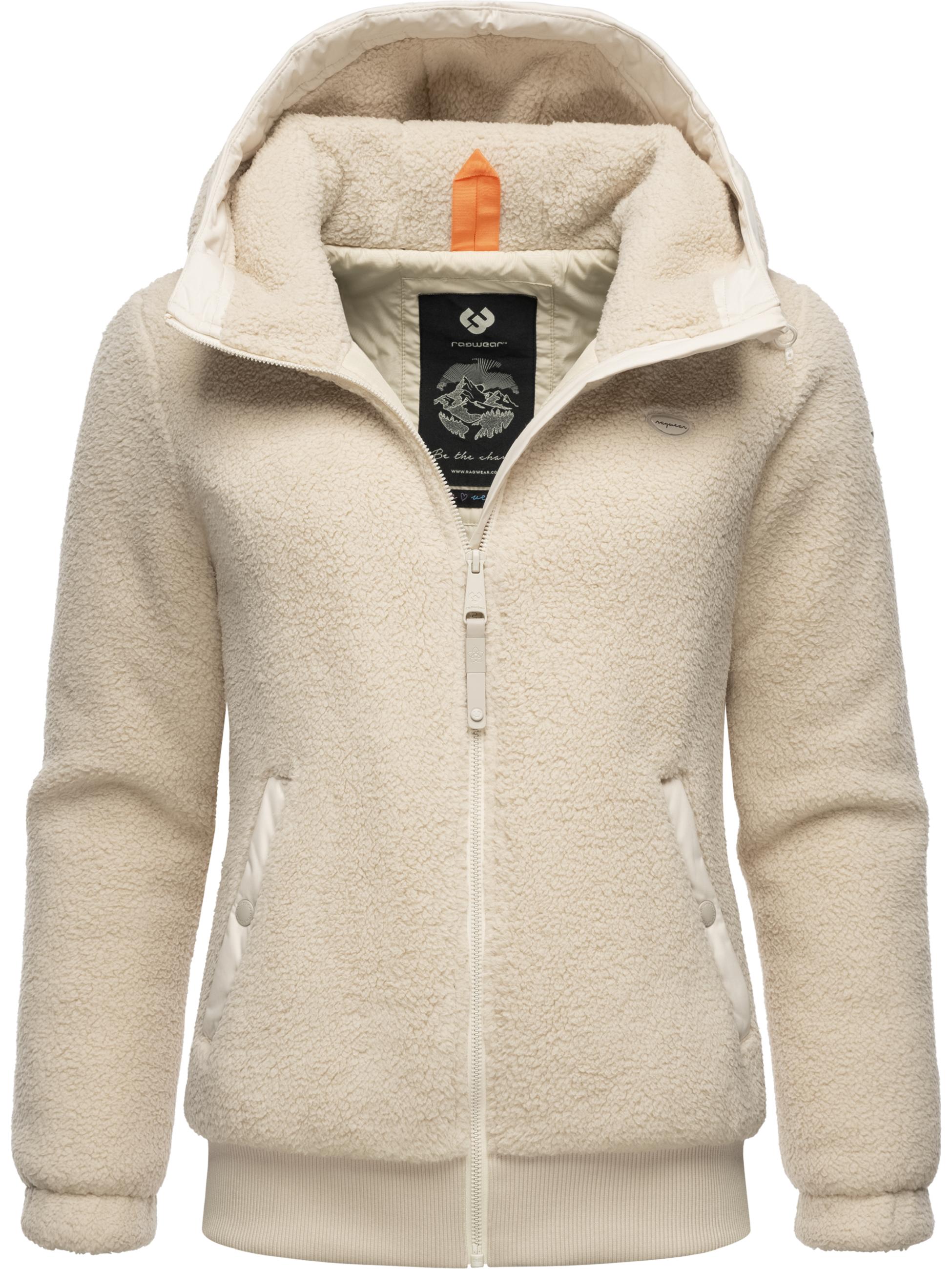 Kuschelige Teddyfell-Jacke "Cousy Short" Beige