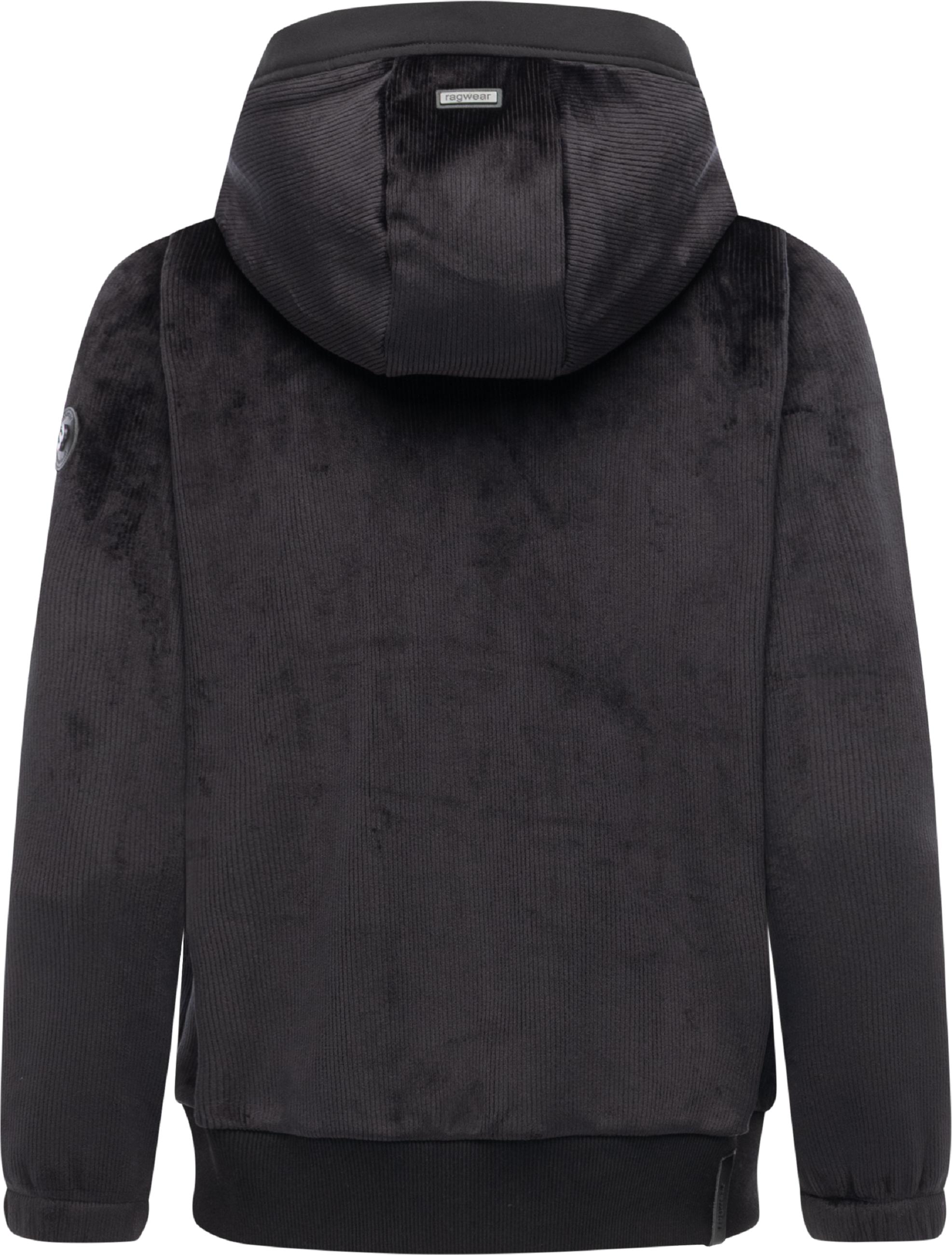Übergangsjacke Plüschjacke mit kuscheligem Teddyfell-Innenfutter "Cousy Short Bonded" Black