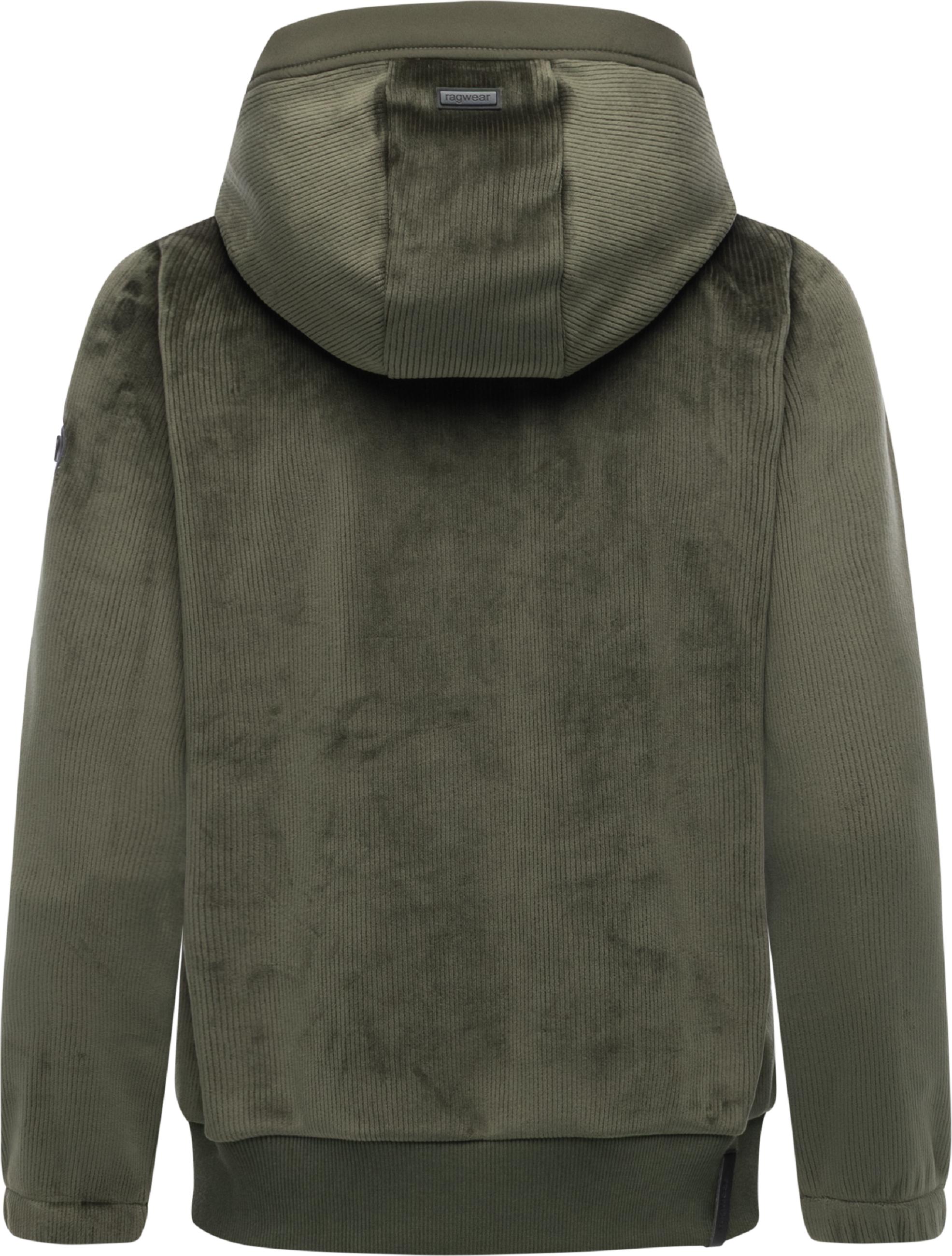 Übergangsjacke aus kuscheligem Material "Cousy Short Bonded" Dark Olive