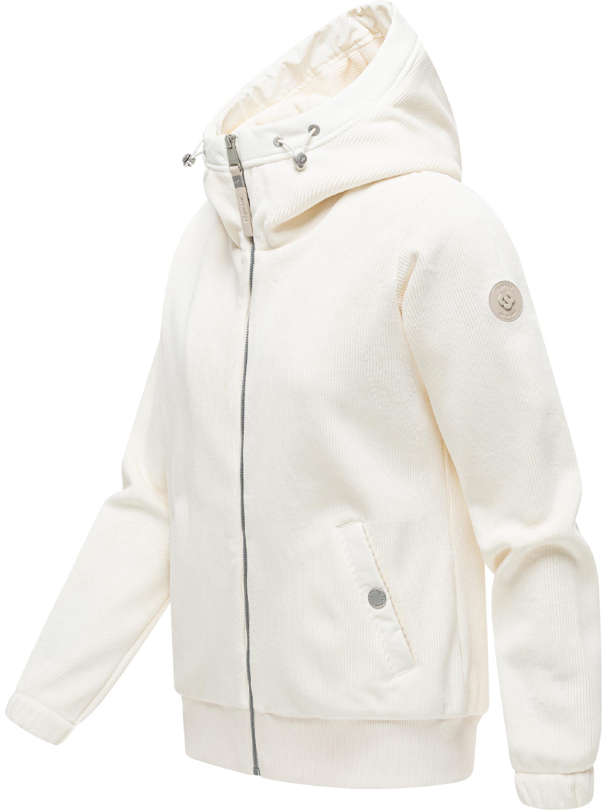 Übergangsjacke Plüschjacke mit kuscheligem Teddyfell-Innenfutter "Cousy Short Bonded" Ecru26