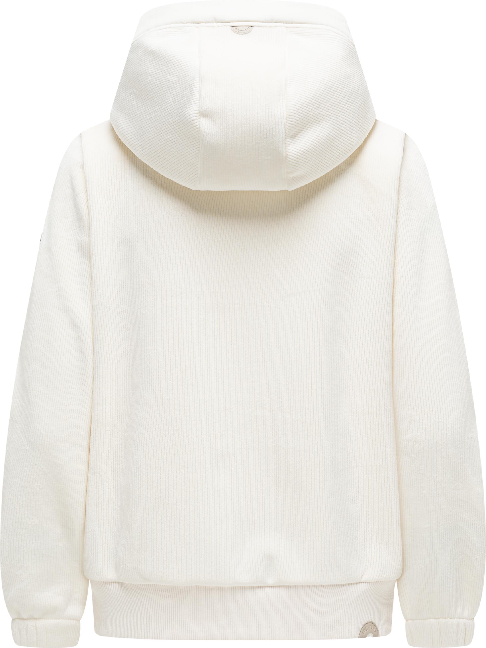 Übergangsjacke Plüschjacke mit kuscheligem Teddyfell-Innenfutter "Cousy Short Bonded" Ecru26