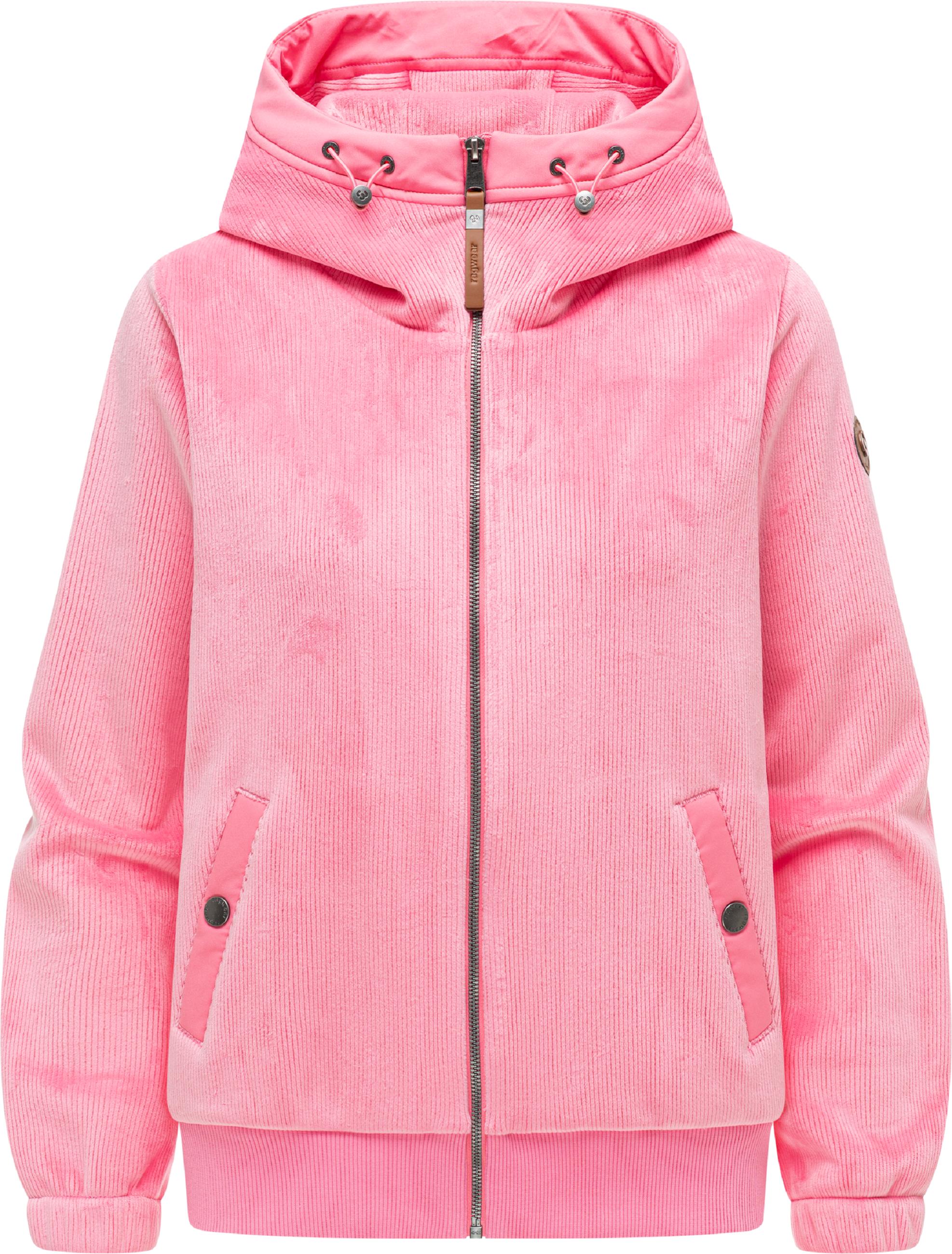 Übergangsjacke Plüschjacke mit kuscheligem Teddyfell-Innenfutter  "Cousy Short Bonded" Pink26
