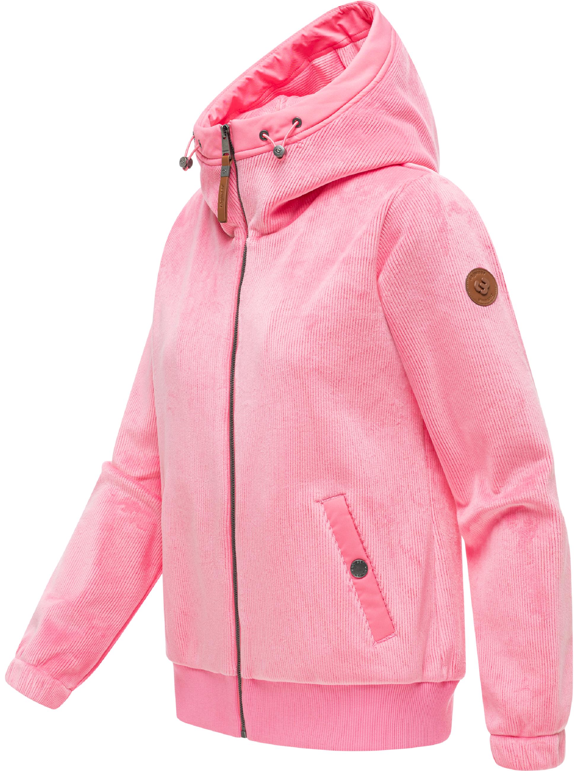 Übergangsjacke Plüschjacke mit kuscheligem Teddyfell-Innenfutter  "Cousy Short Bonded" Pink26