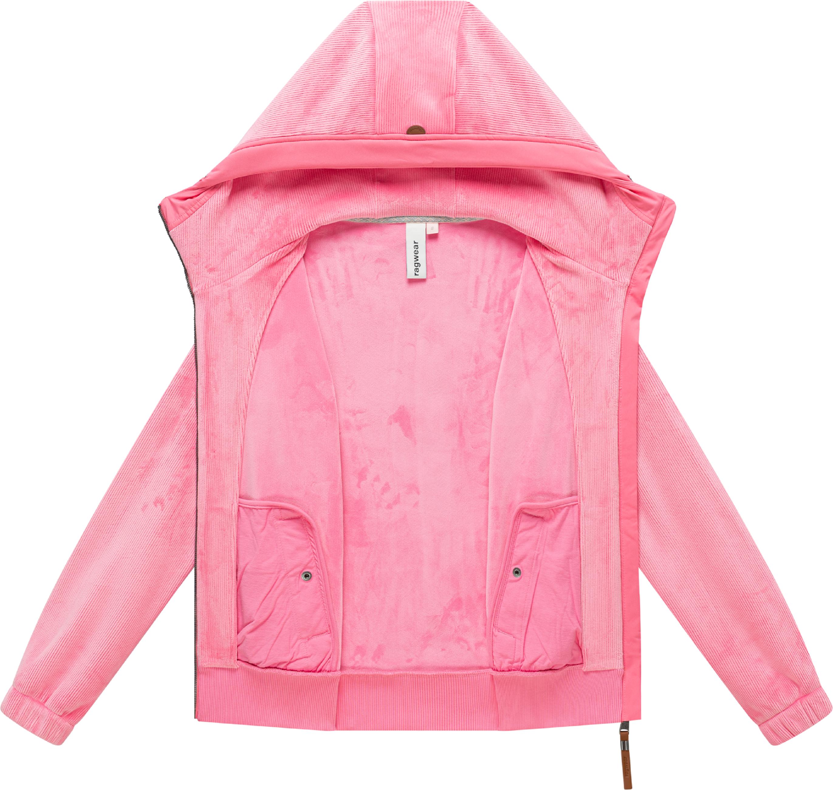 Übergangsjacke Plüschjacke mit kuscheligem Teddyfell-Innenfutter  "Cousy Short Bonded" Pink26