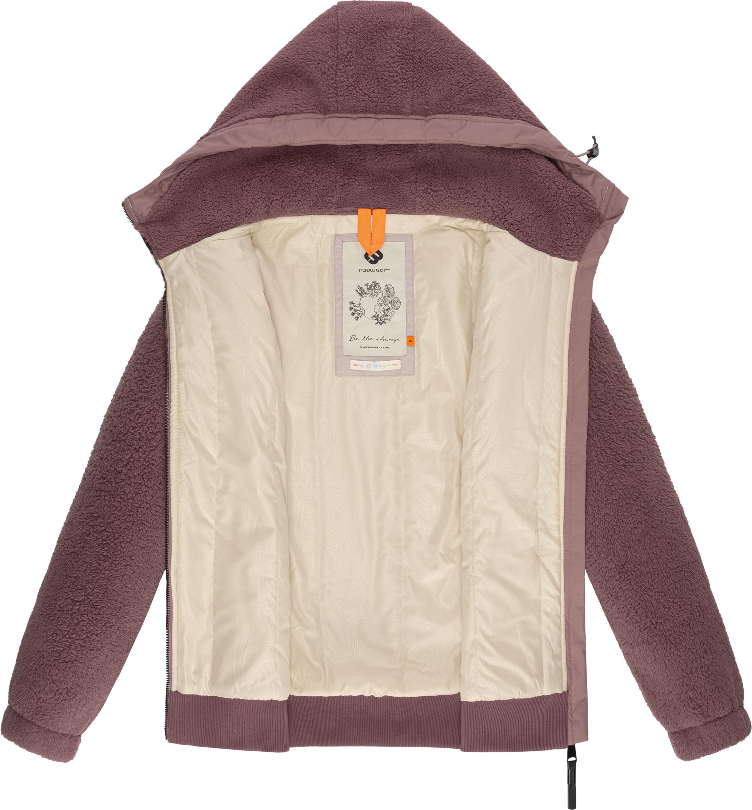 Kuschelige Teddyfell-Jacke "Cousy Short" Mauve24