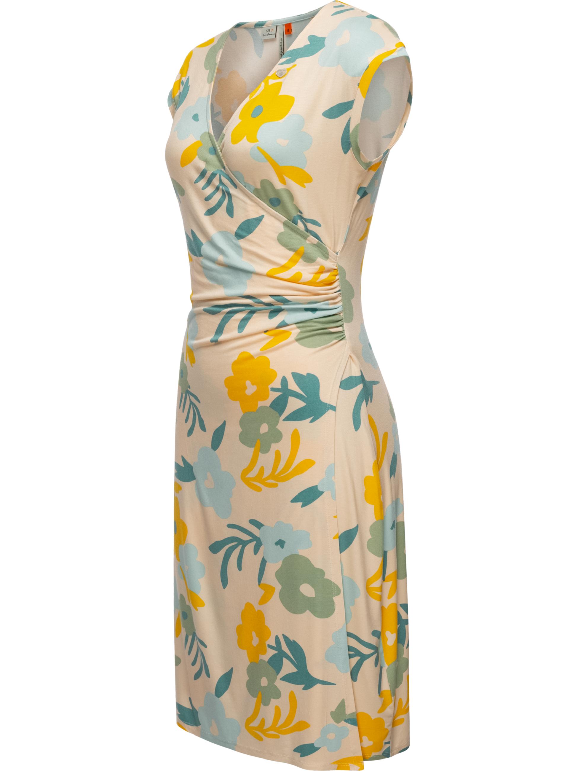 Geblümtes Sommerkleid "Crupi Print" Beige