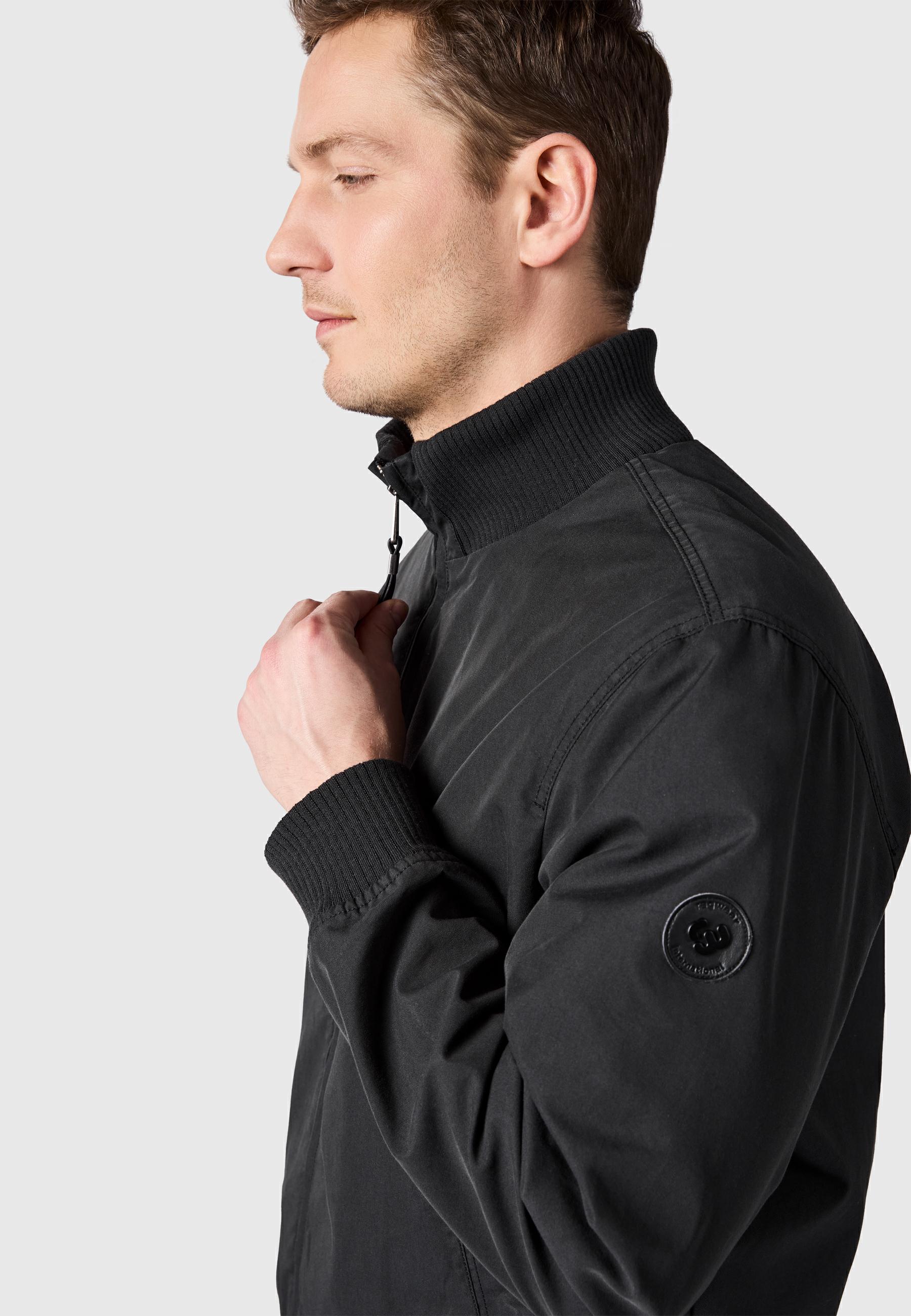 Übergangsjacke mit elastischen Bündchen "Crusien YOUMODO" Black