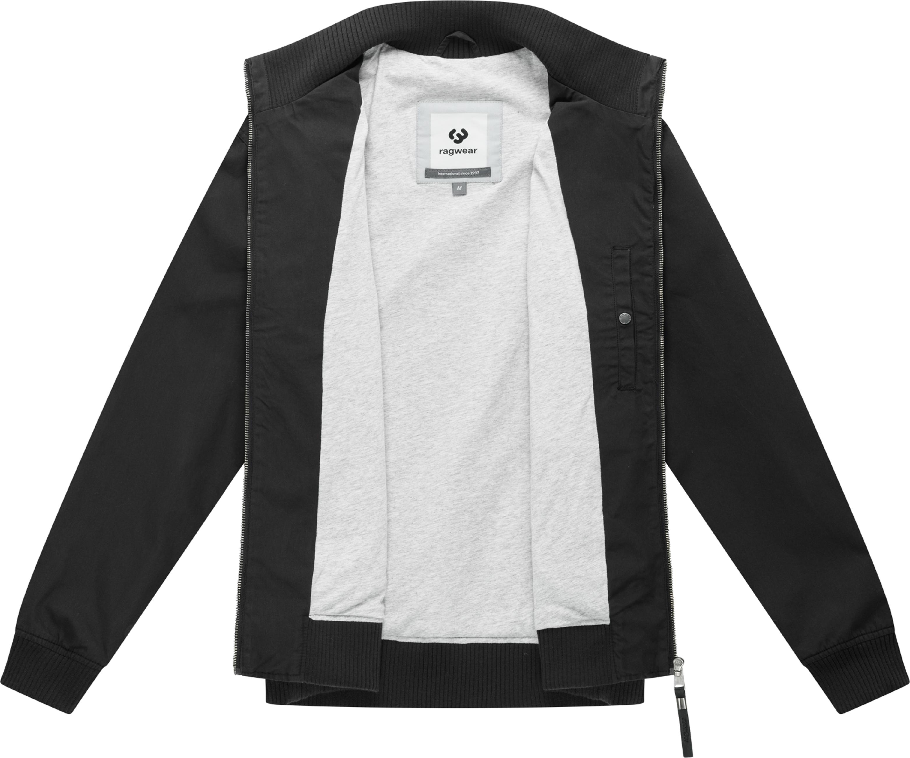 Übergangsjacke mit elastischen Bündchen "Crusien YOUMODO" Black