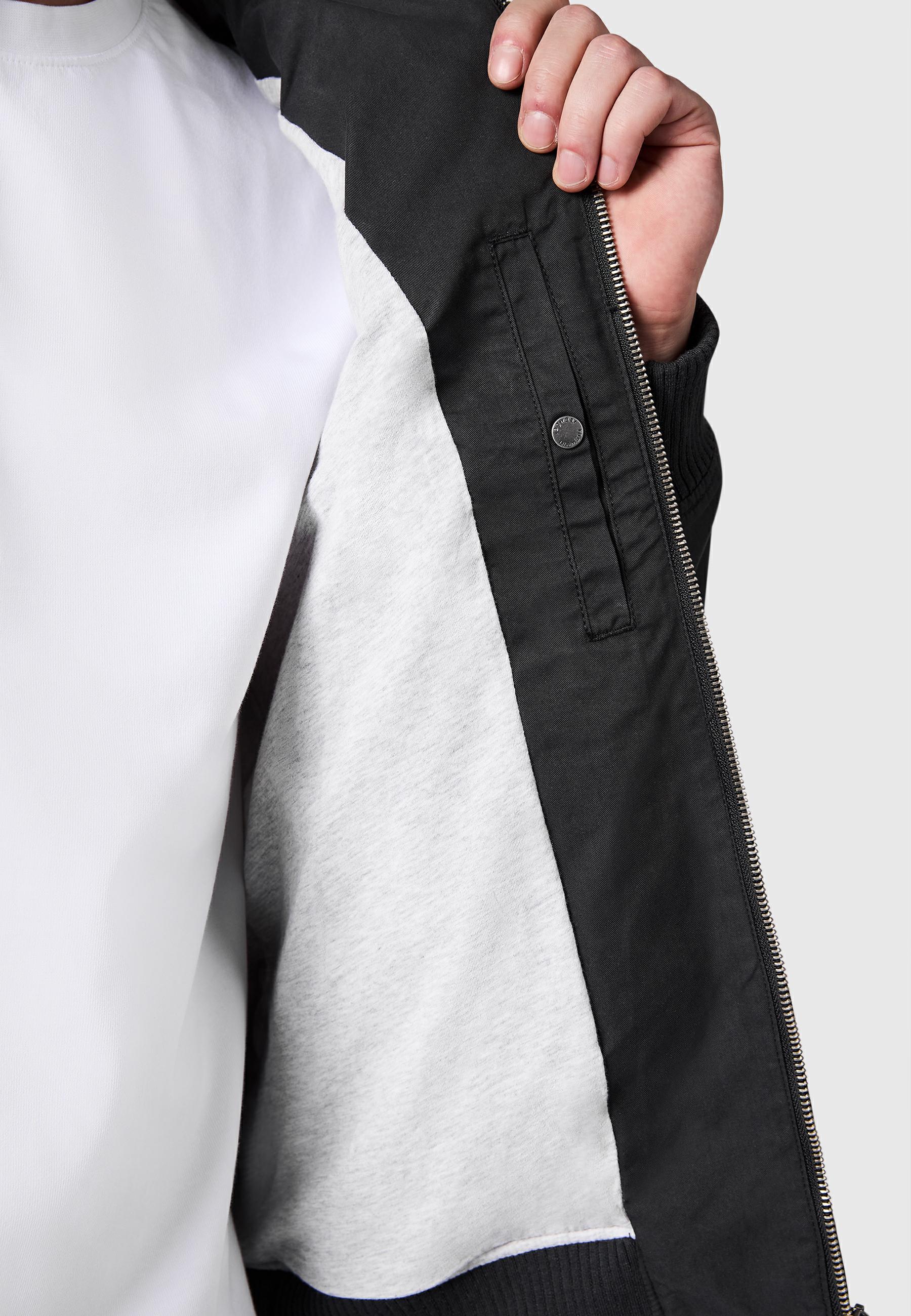 Übergangsjacke mit elastischen Bündchen "Crusien YOUMODO" Black