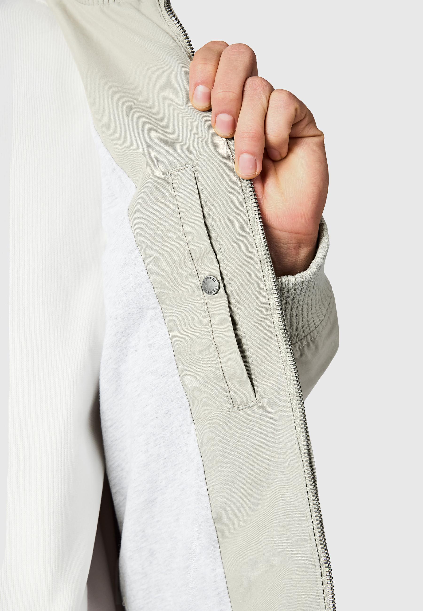Übergangsjacke mit elastischen Bündchen "Crusien YOUMODO" Dusty Olive