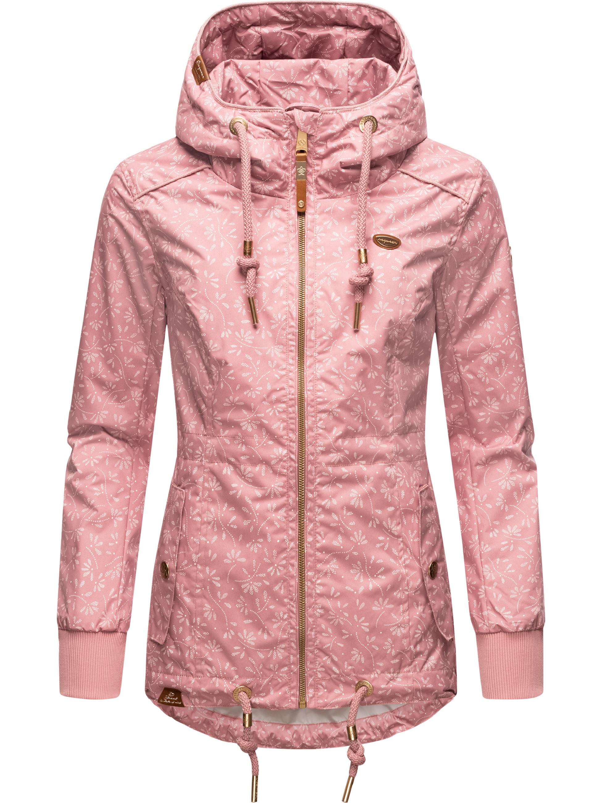 Leichte Übergangsjacke mit Kapuze "Danka Bloom" Dusty Pink