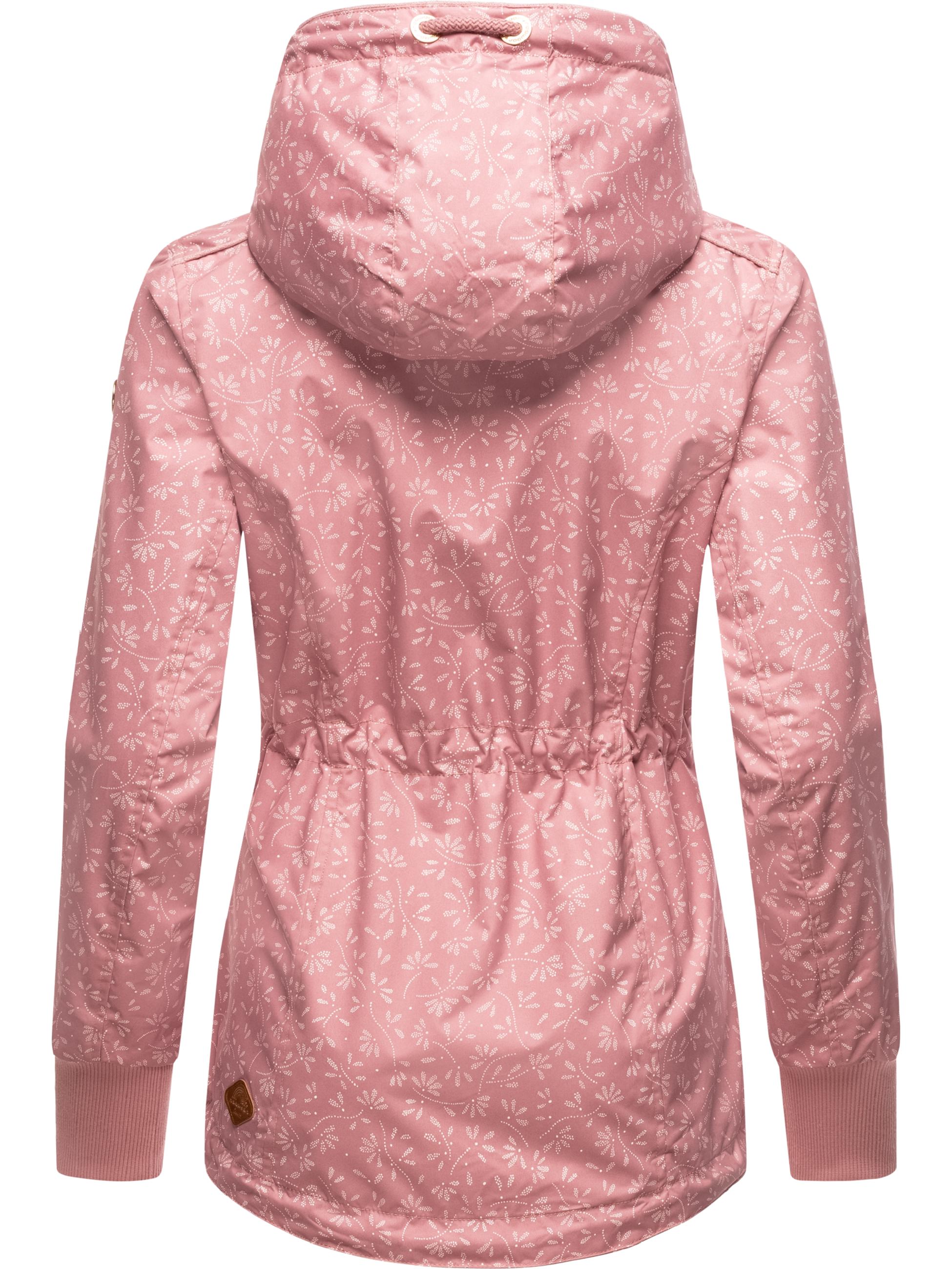 Leichte Übergangsjacke mit Kapuze "Danka Bloom" Dusty Pink