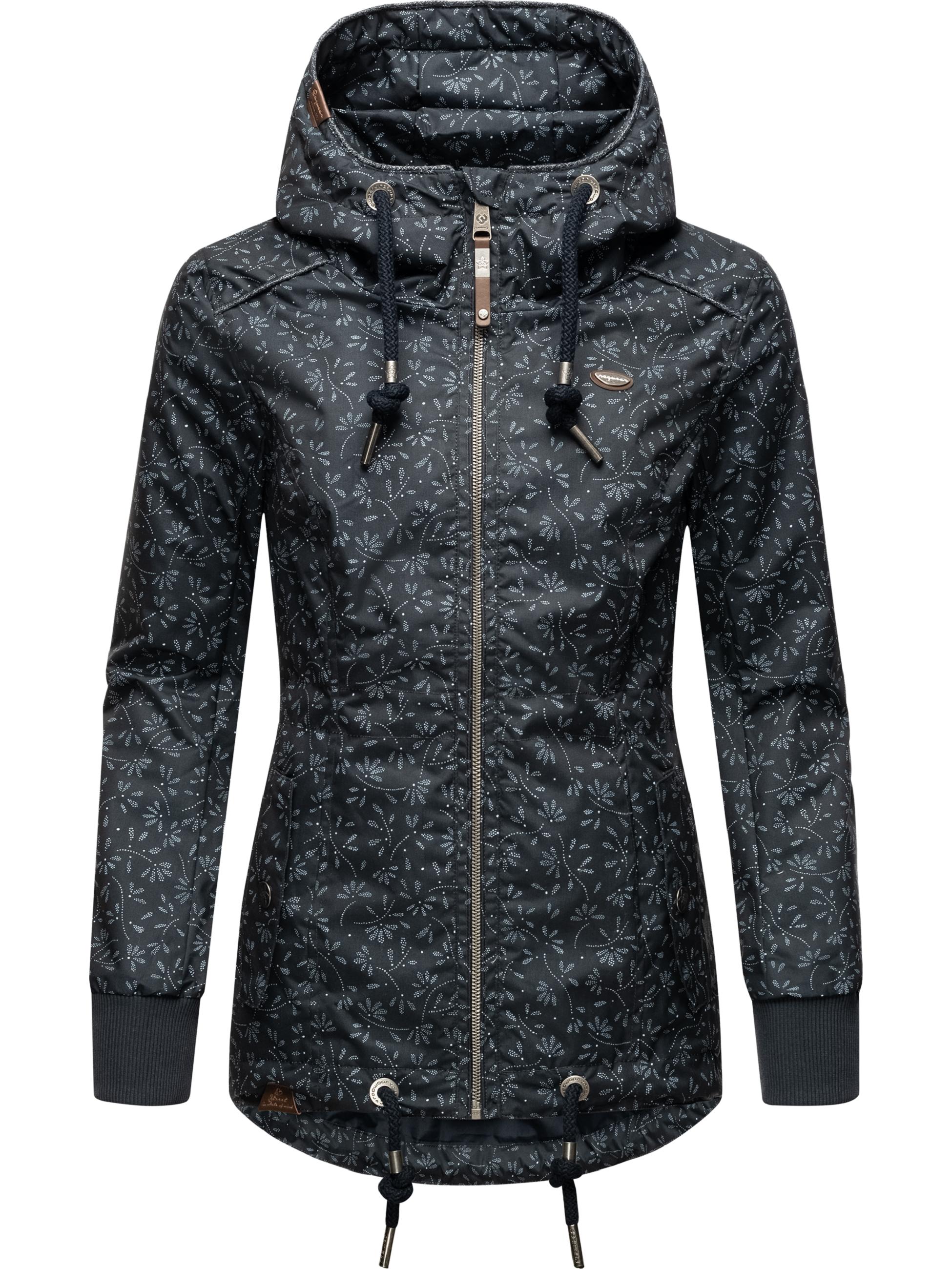 Leichte Übergangsjacke mit Kapuze "Danka Bloom" Navy