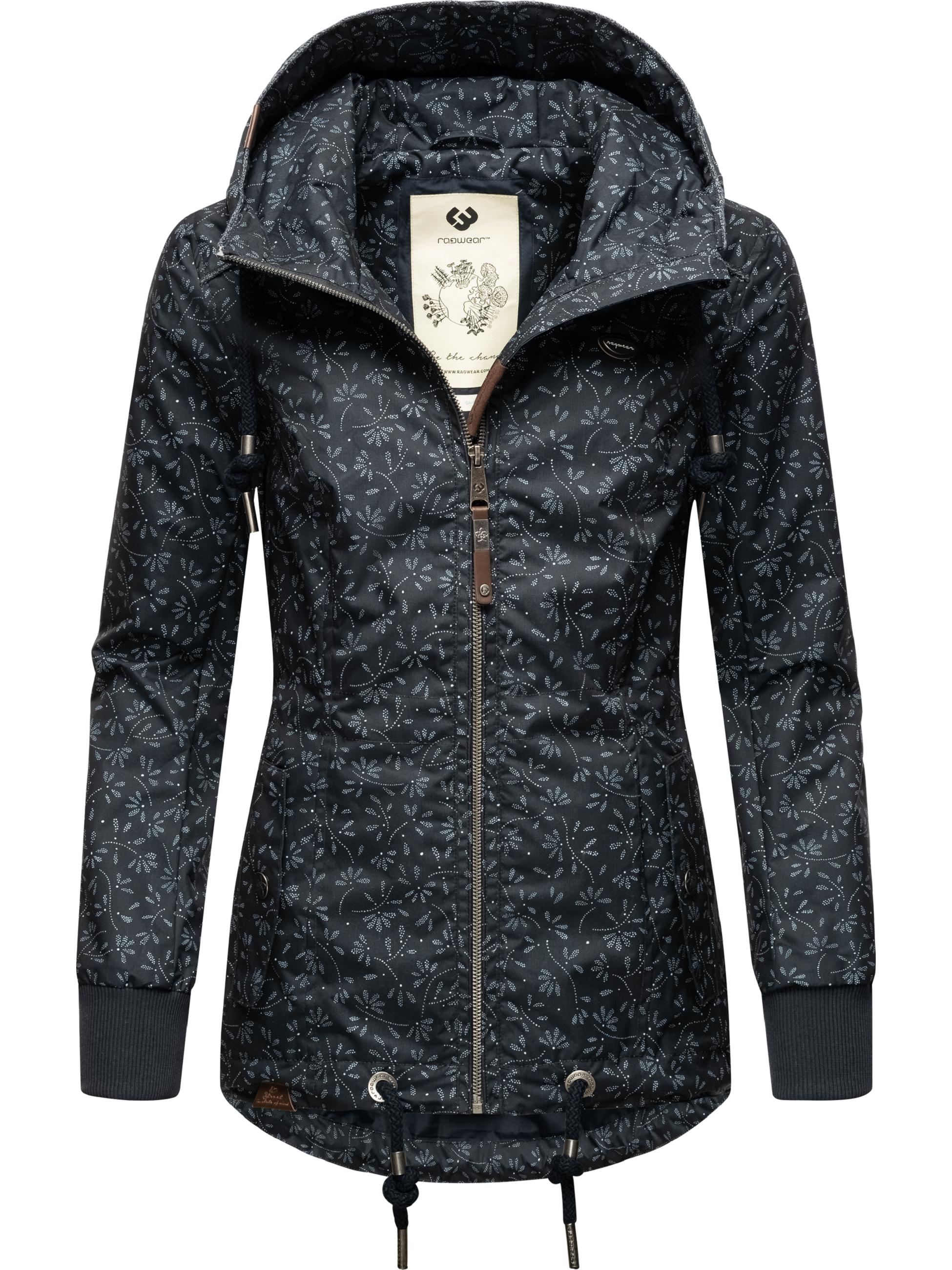 Leichte Übergangsjacke mit Kapuze "Danka Bloom" Navy