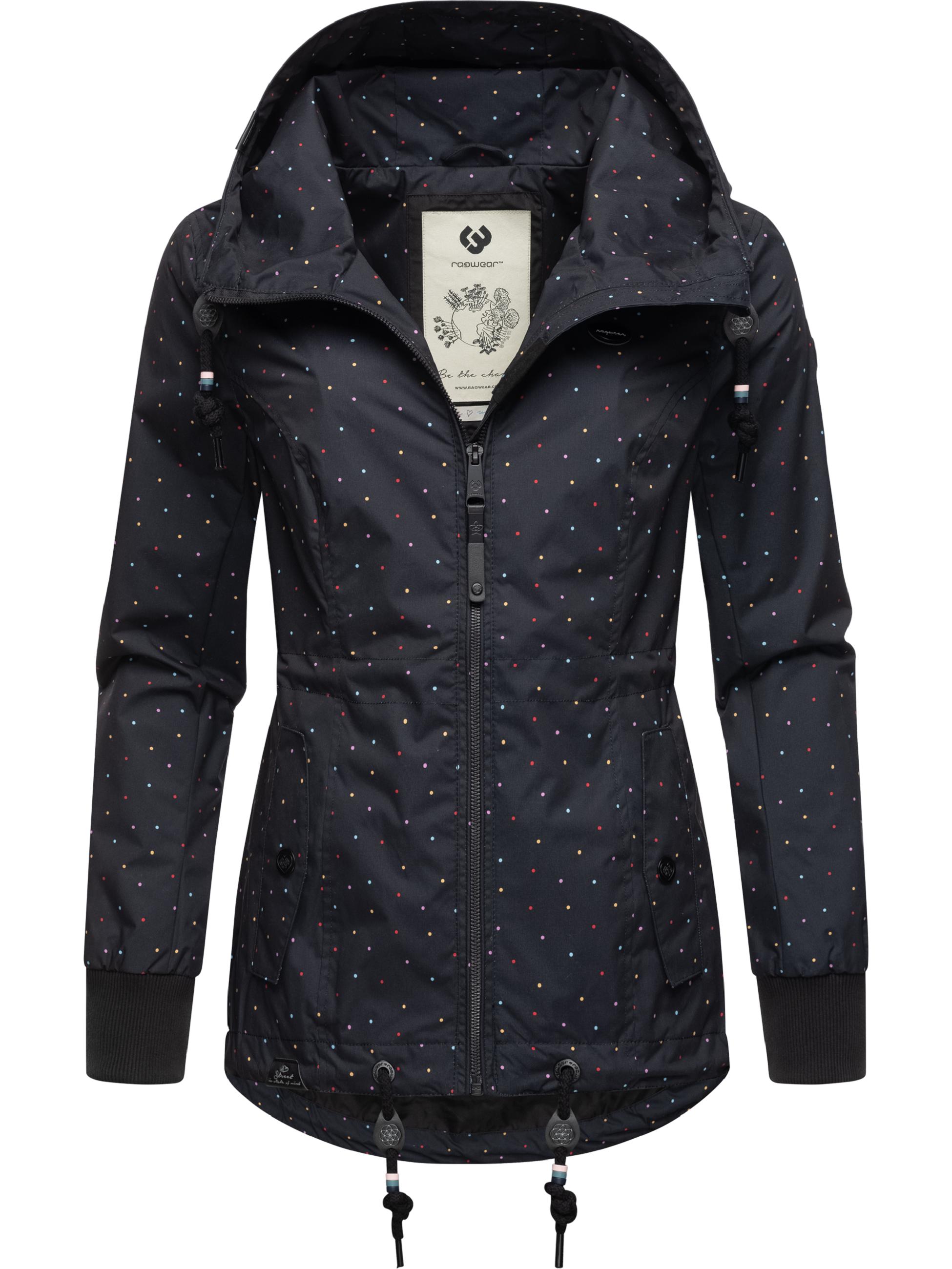 Leichte Übergangsjacke mit Kapuze "Danka Dots" Black23