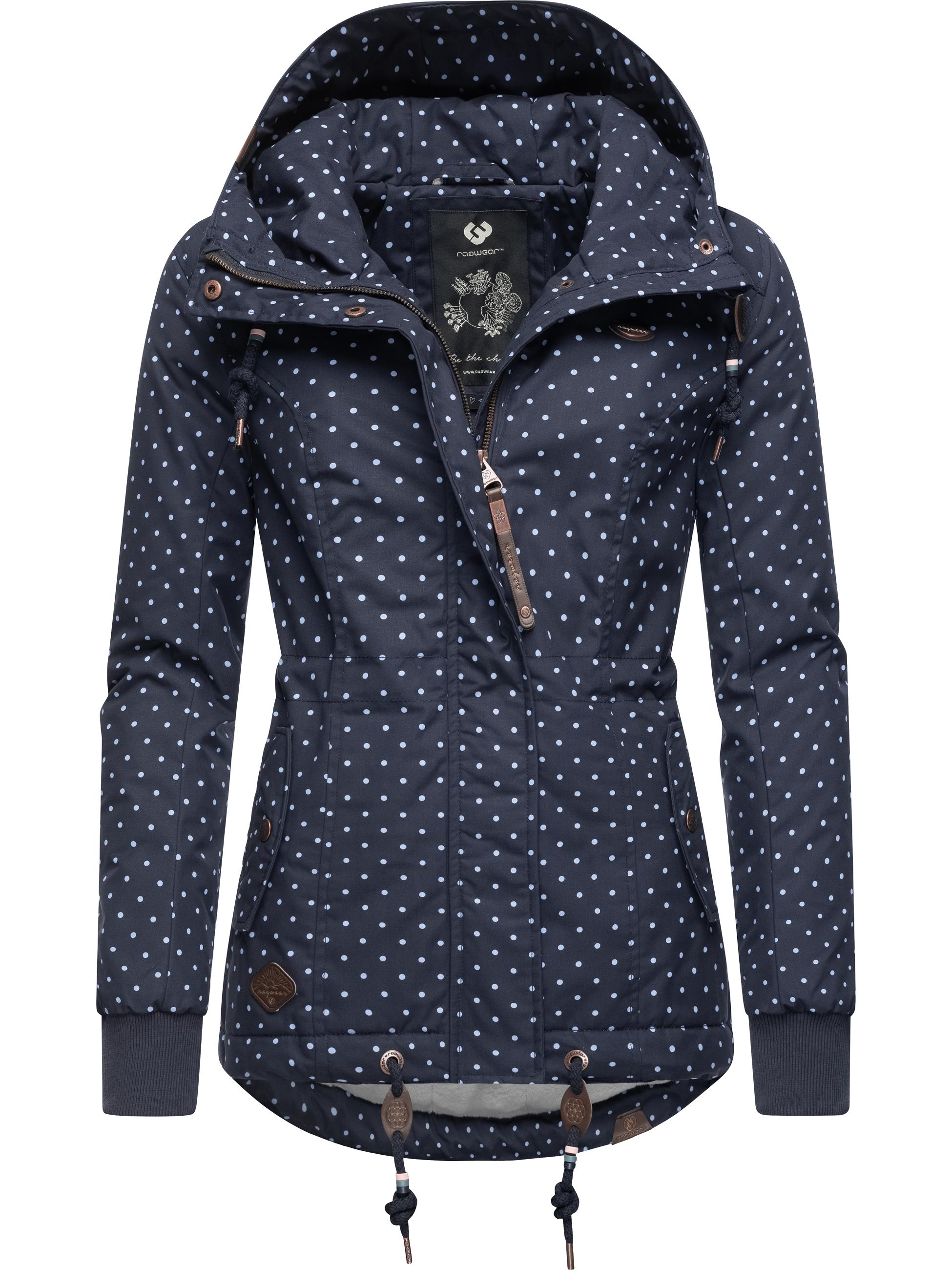 Kurzer Wintermantel mit Kapuze "Danka Dots Intl." Navy22