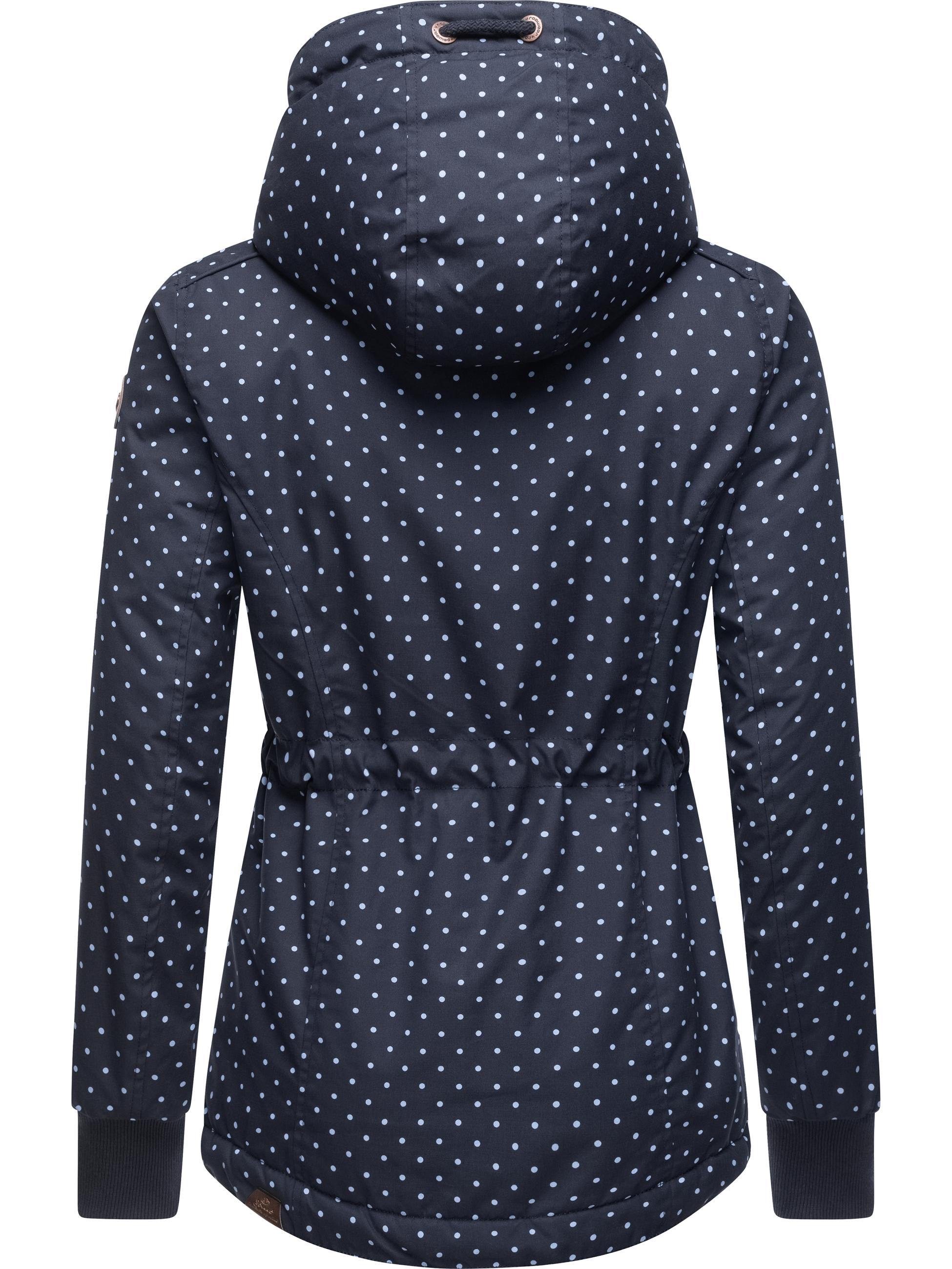 Kurzer Wintermantel mit Kapuze "Danka Dots Intl." Navy22