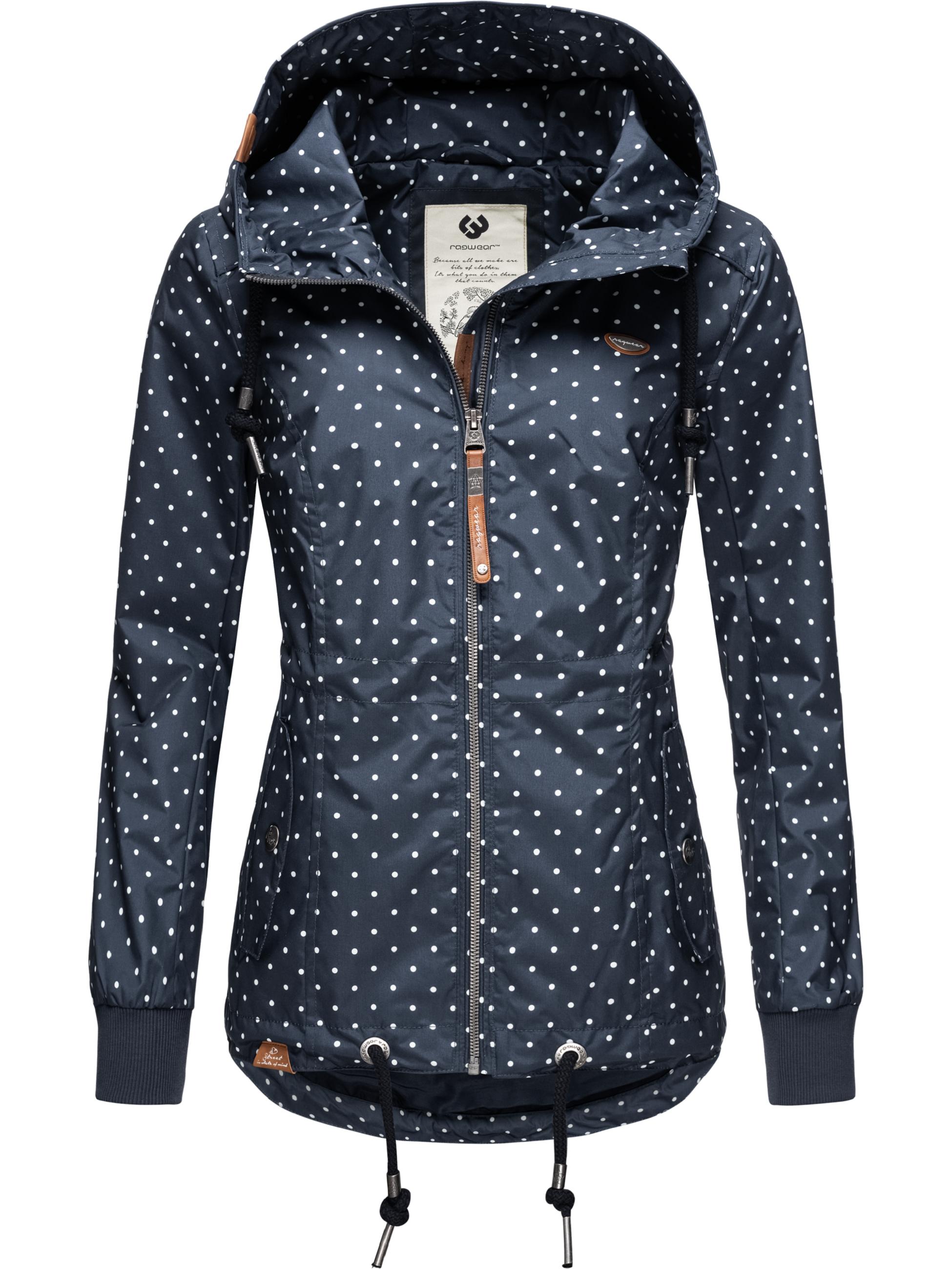 Leichte Übergangsjacke mit Kapuze "Danka Dots" Navy20