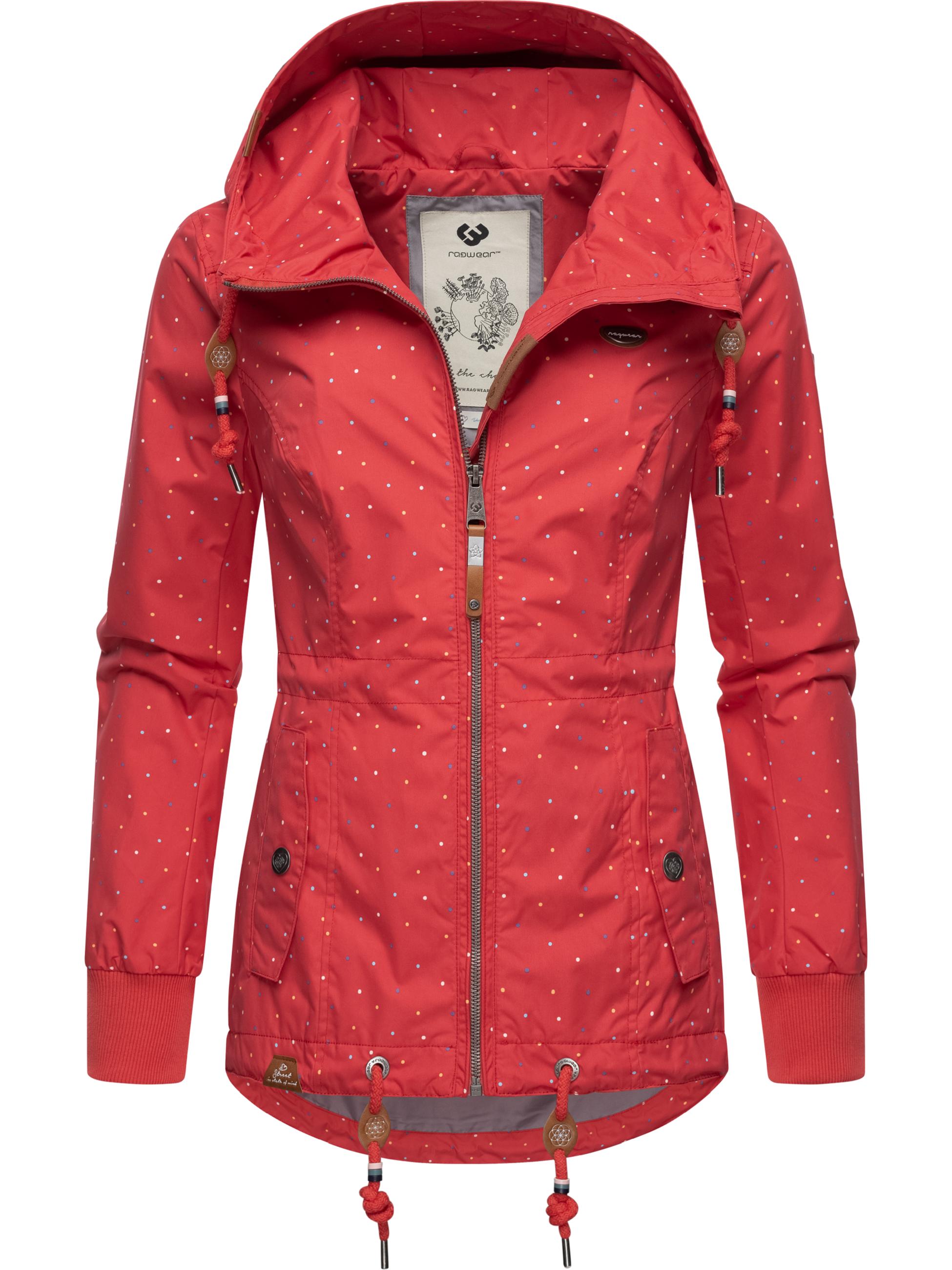 Leichte Übergangsjacke mit Kapuze "Danka Dots" Red23