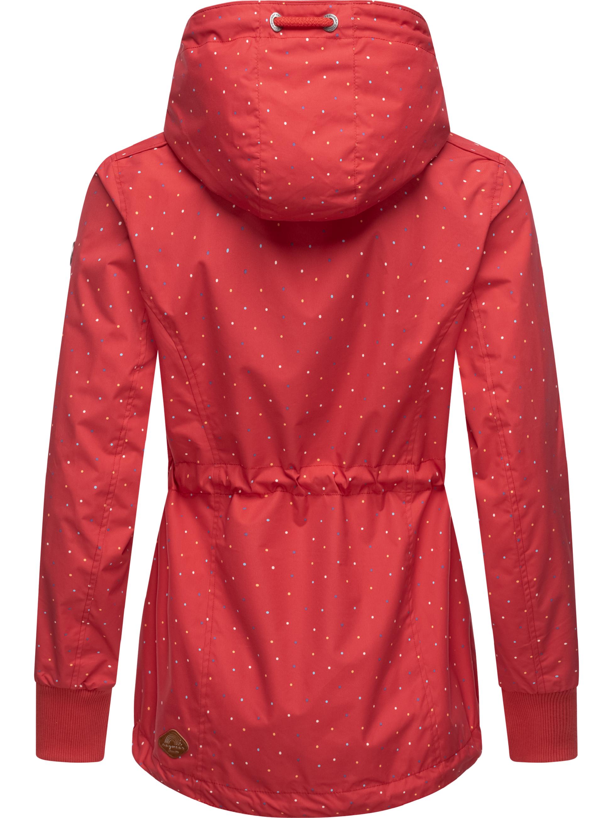 Leichte Übergangsjacke mit Kapuze "Danka Dots" Red23