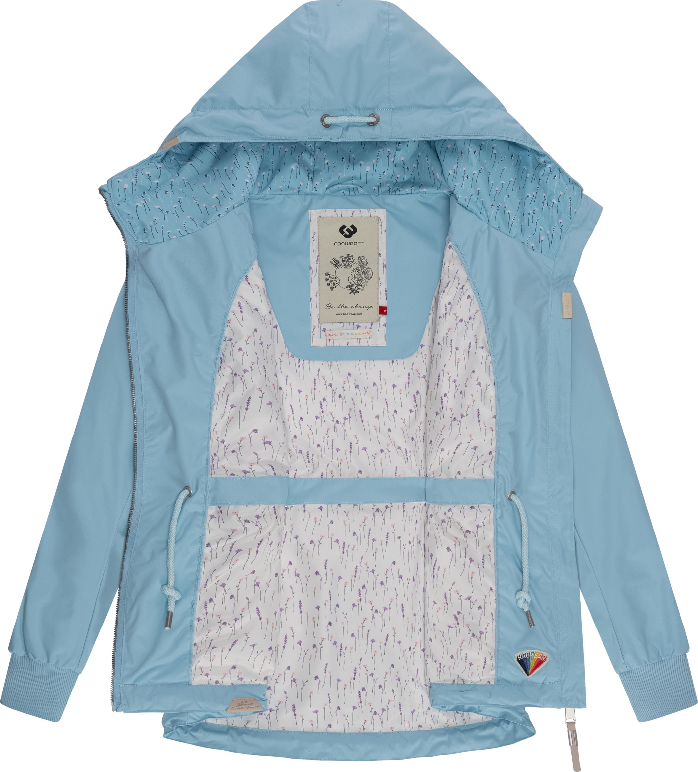 Leichte Übergangsjacke mit Kapuze "Danka" Light Blue23