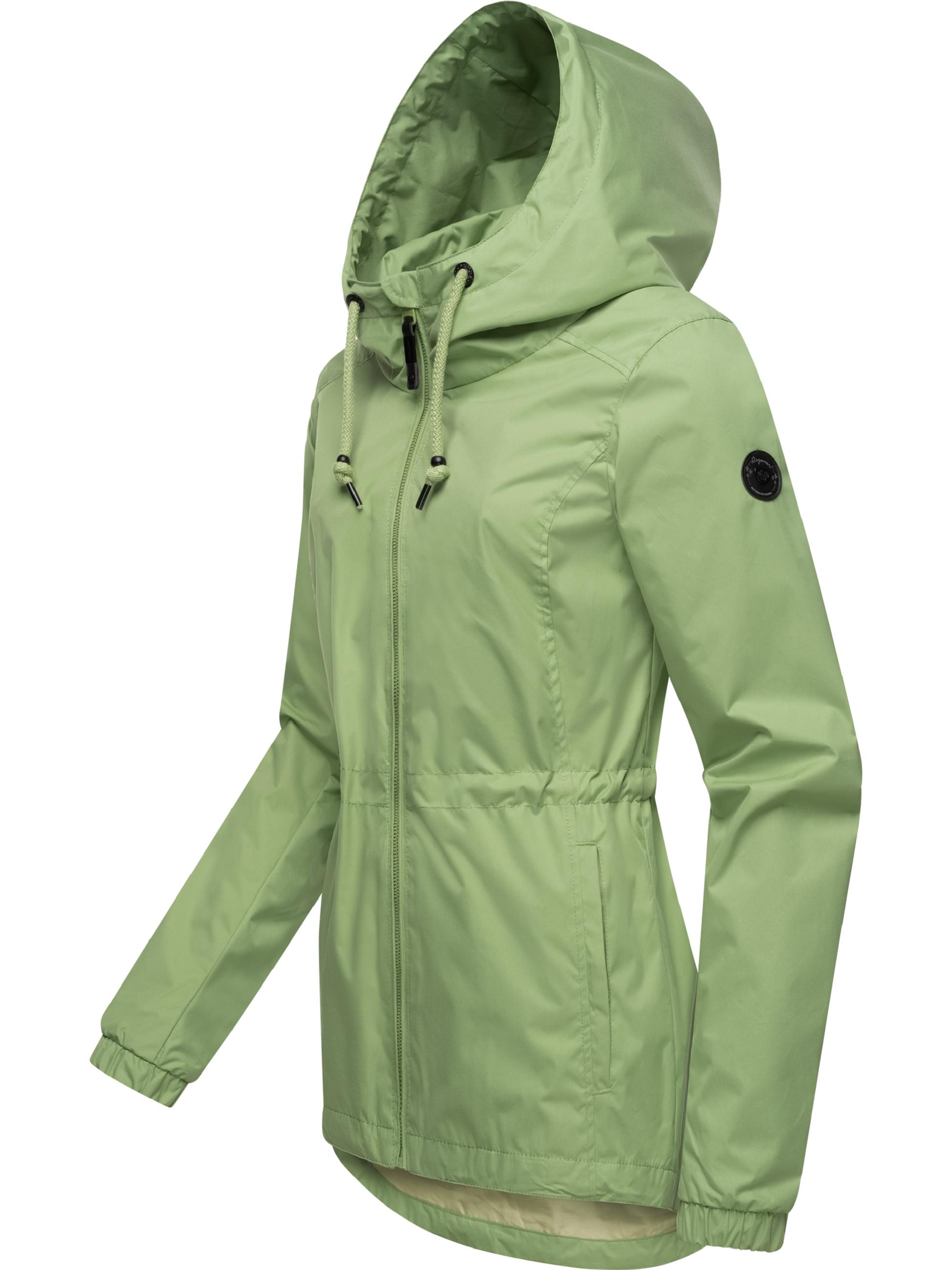 Wasserdichte Übergangsjacke mit Kapuze "Danka" Light Green24