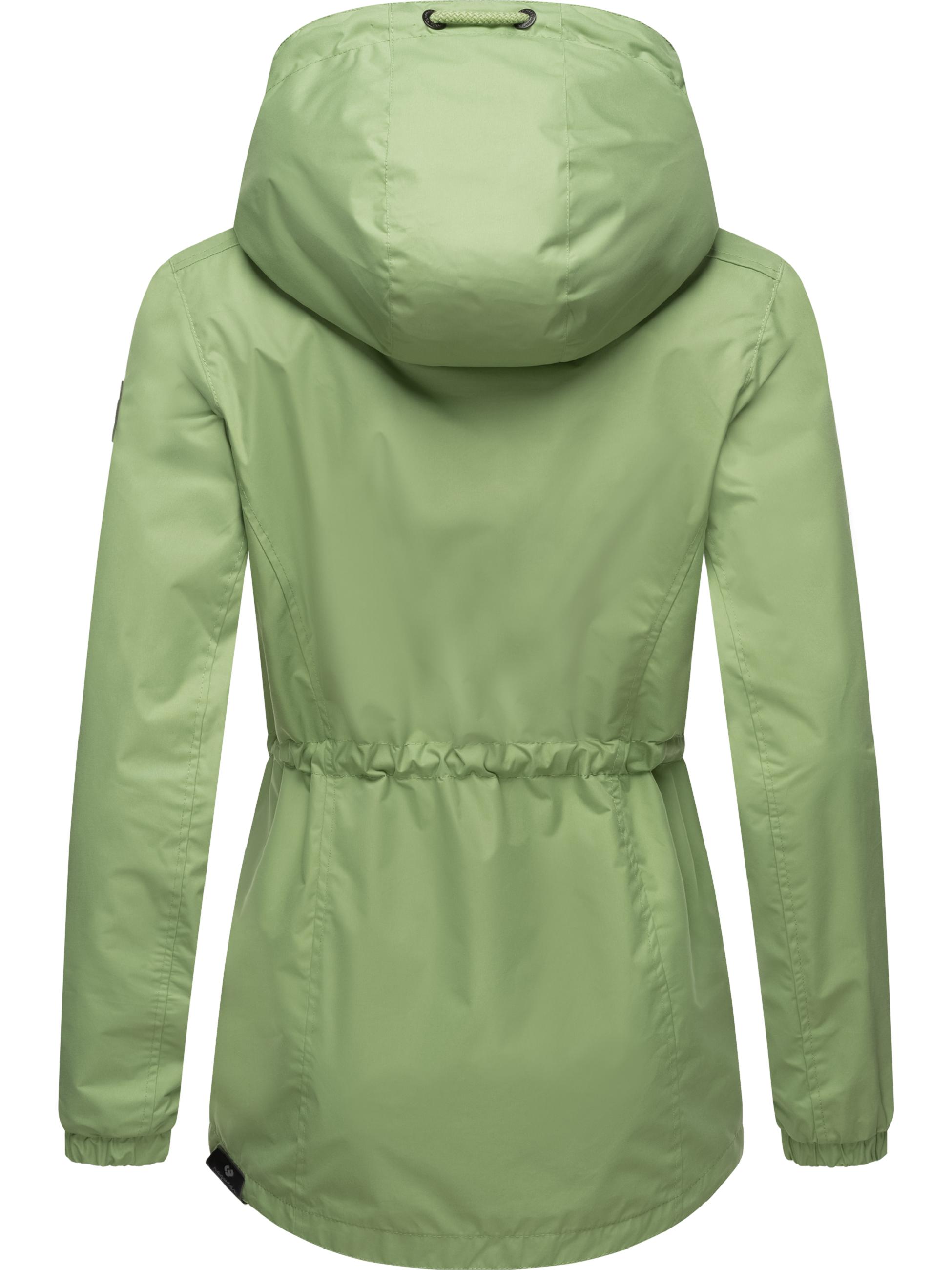 Wasserdichte Übergangsjacke mit Kapuze "Danka" Light Green24