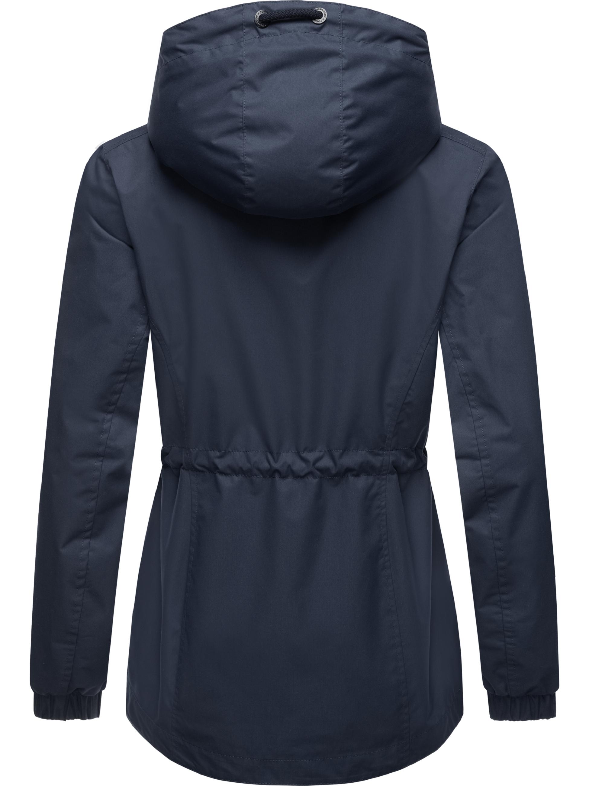 Wasserdichte Übergangsjacke mit Kapuze "Danka" Navy024