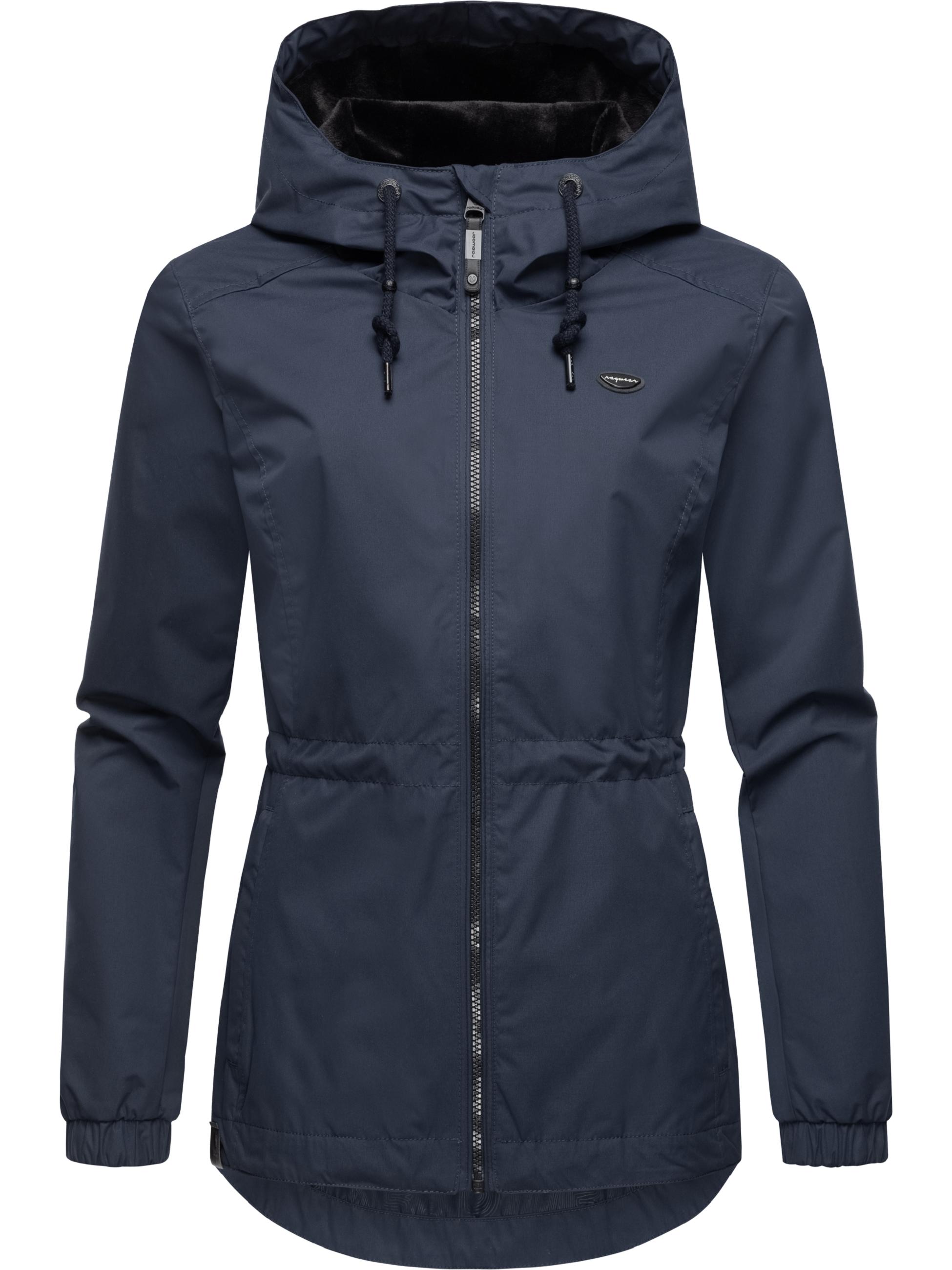 Wasserdichte Übergangsjacke mit Kapuze "Danka" Navy024