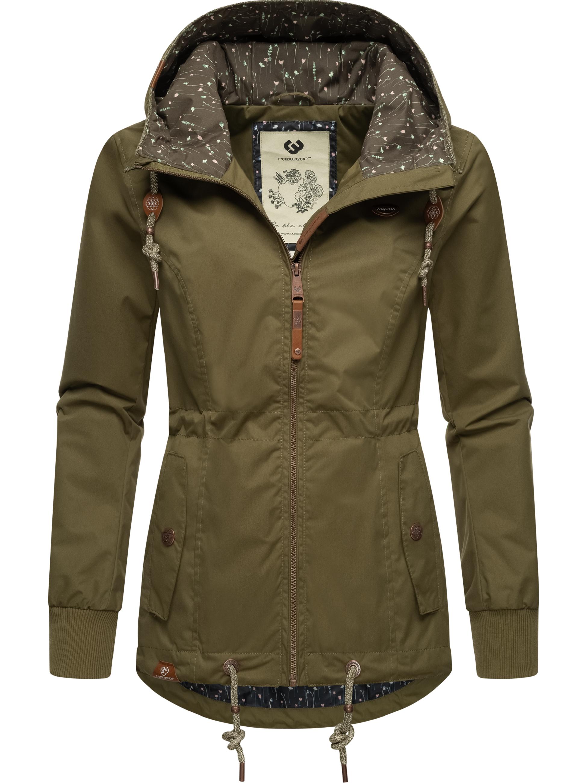 Leichte Übergangsjacke mit Kapuze "Danka" Olive23