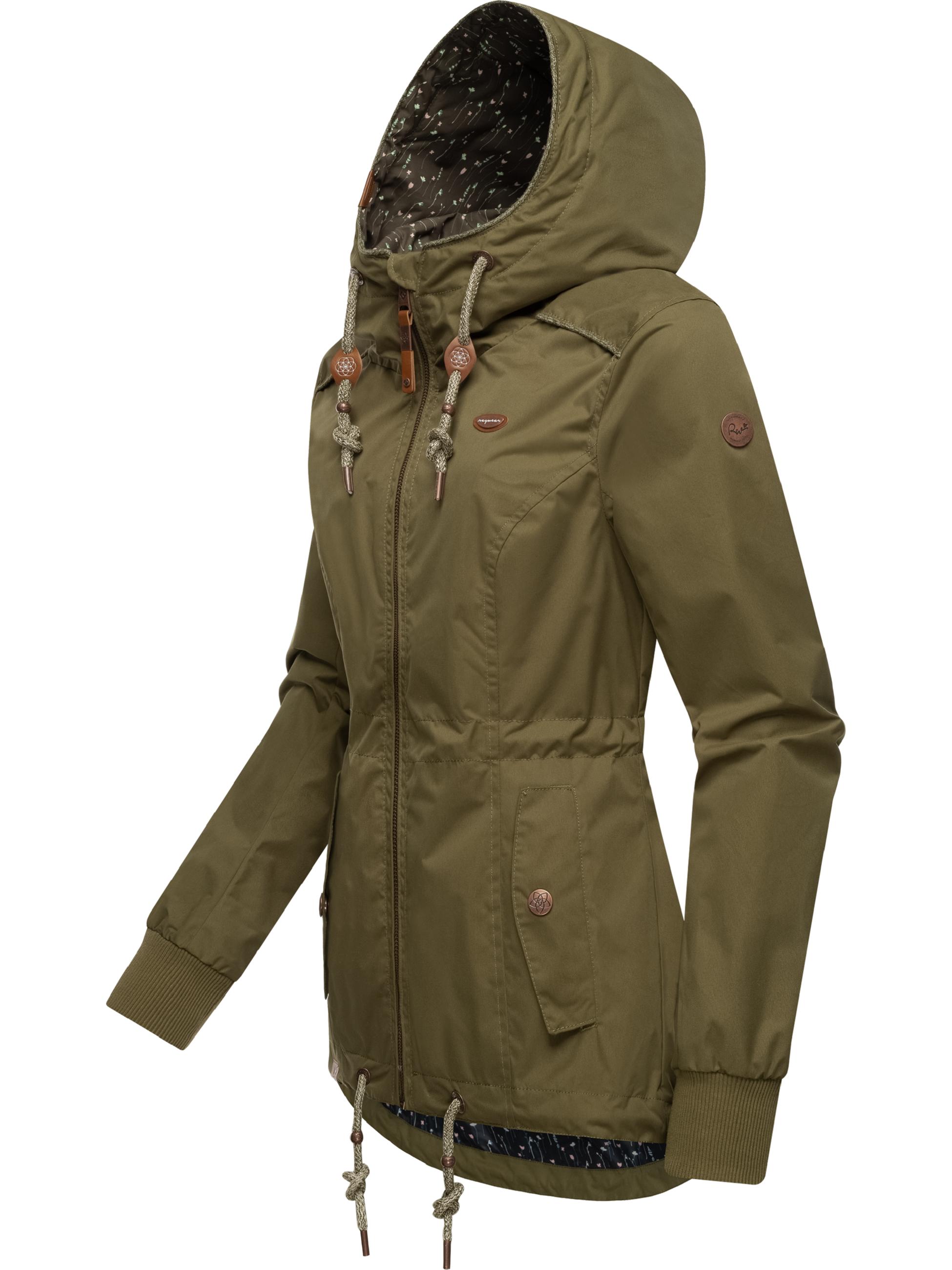 Leichte Übergangsjacke mit Kapuze "Danka" Olive23