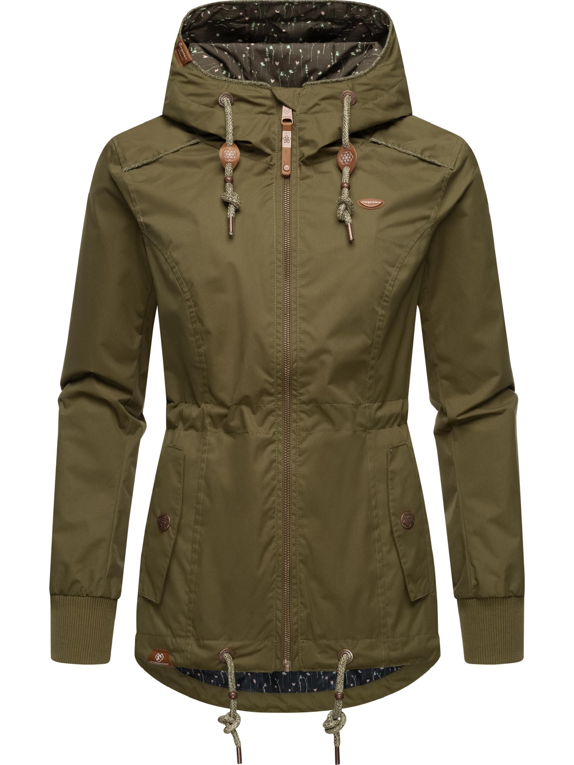 Leichte Übergangsjacke mit Kapuze "Danka" Olive23